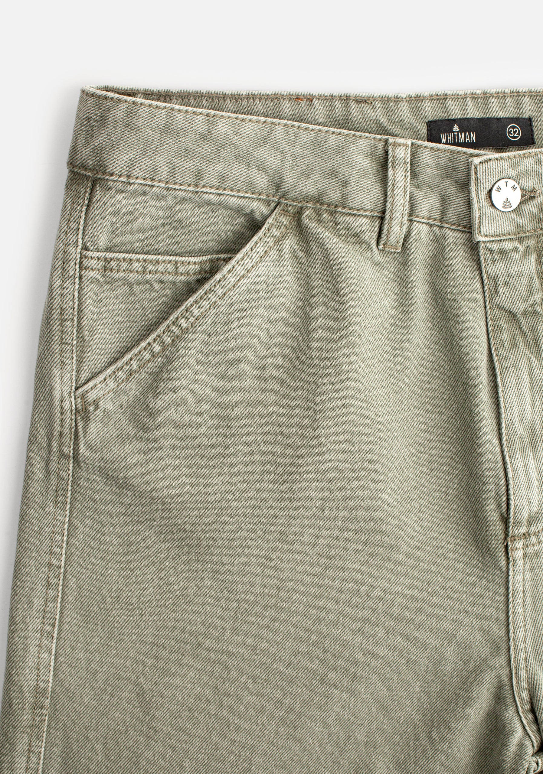 Dylan 5-Pocket Green Pants
