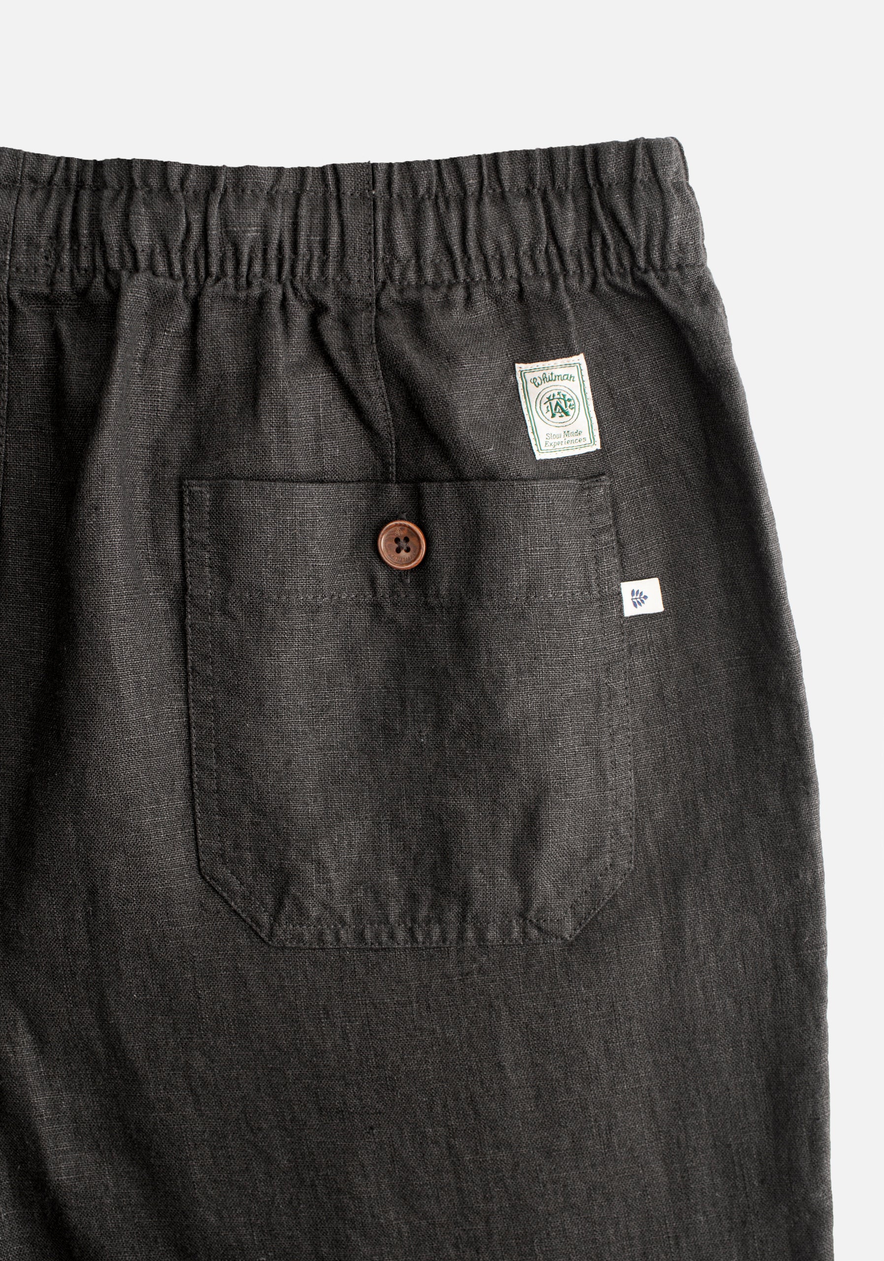 Hopkins Jogger Linen Pant H Black