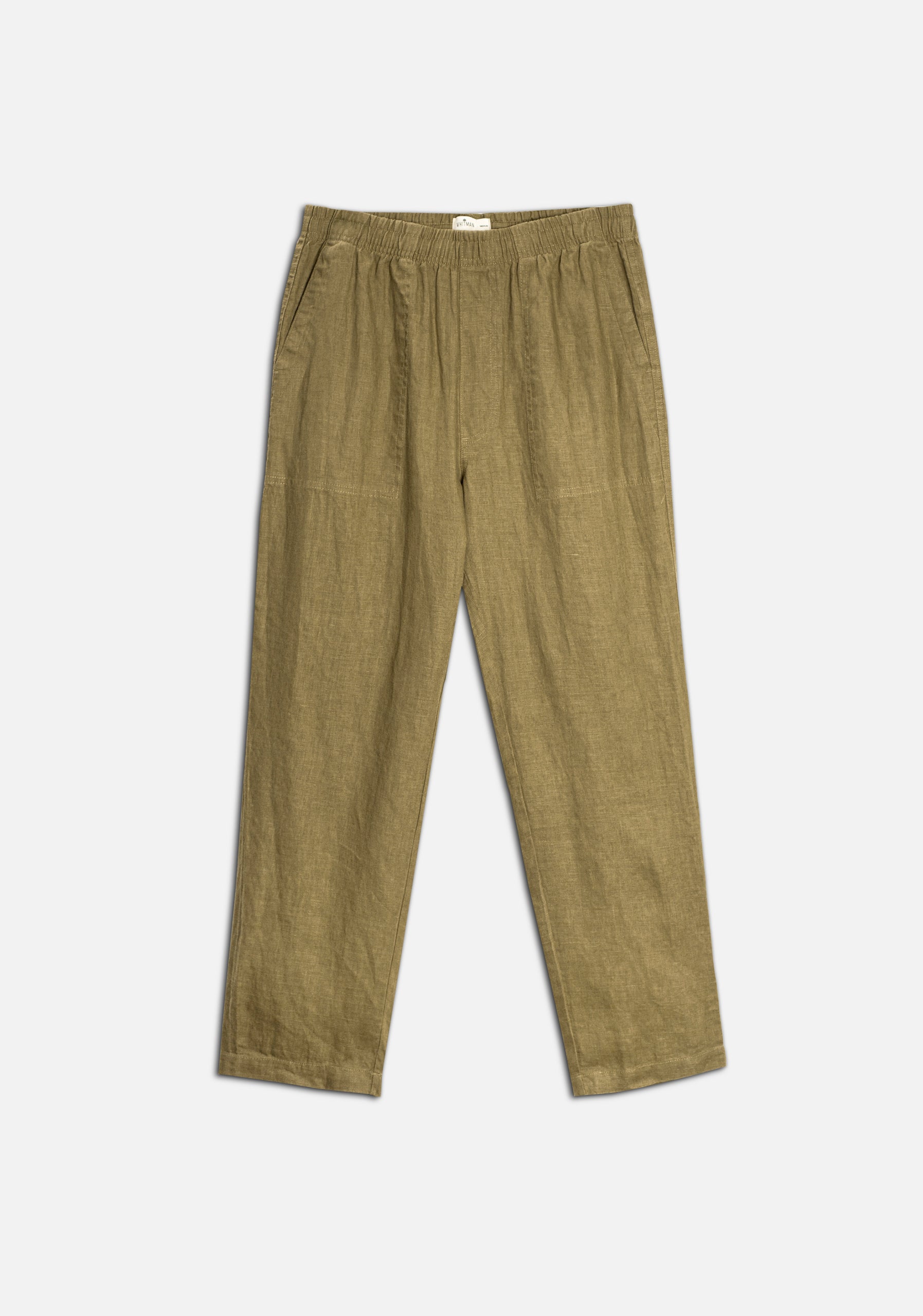 Hopkins Jogger Pants Olive Green Linen