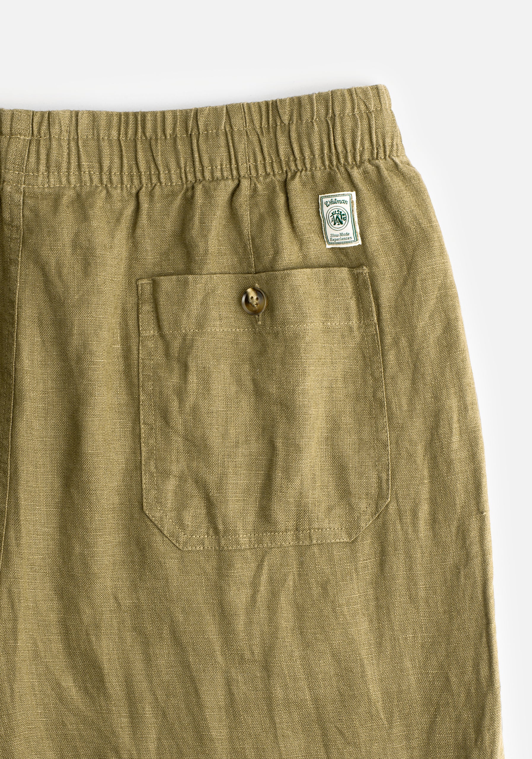 Hopkins Jogger Pants Olive Green Linen