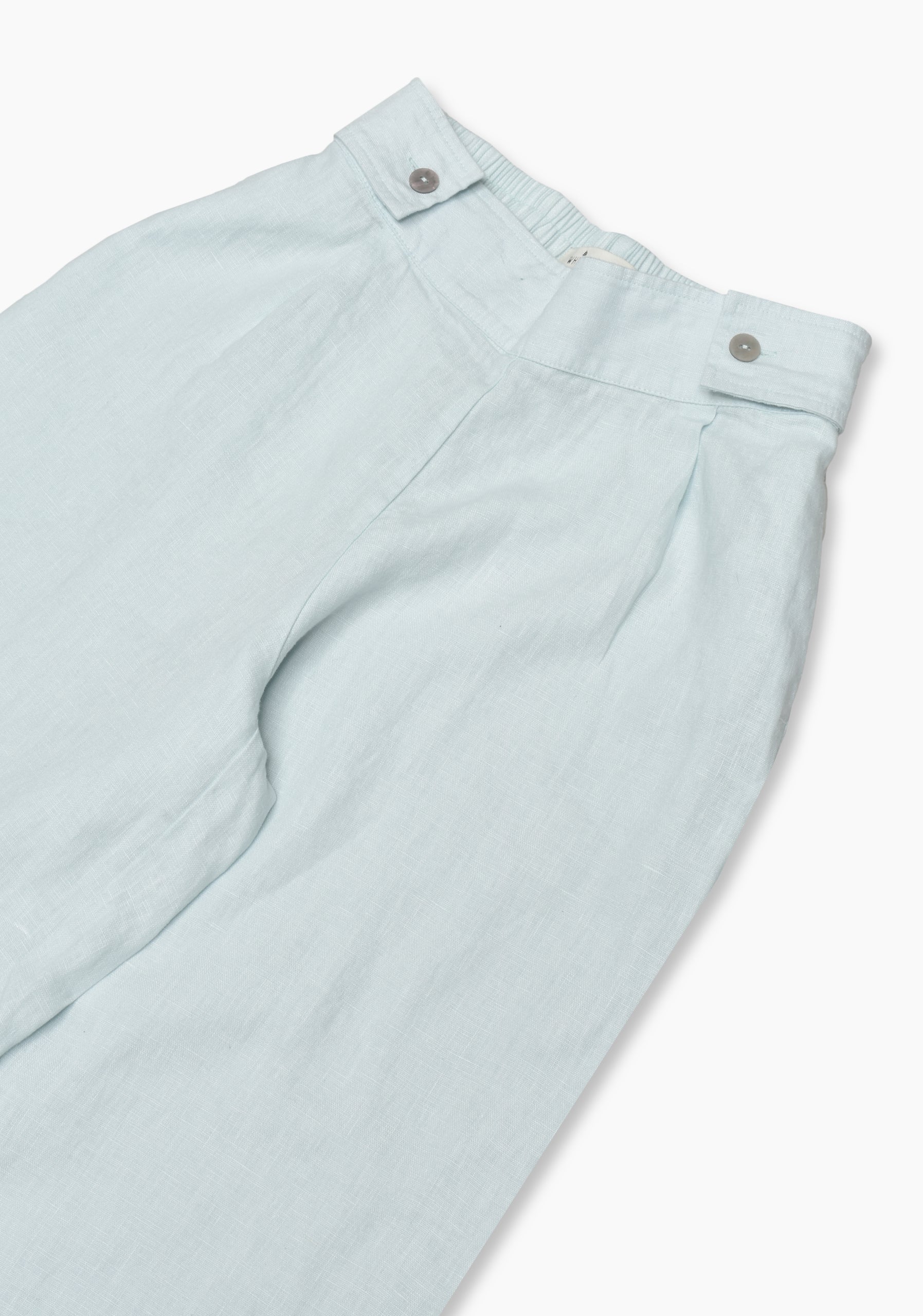 Ornella Linen Light Blue Trousers