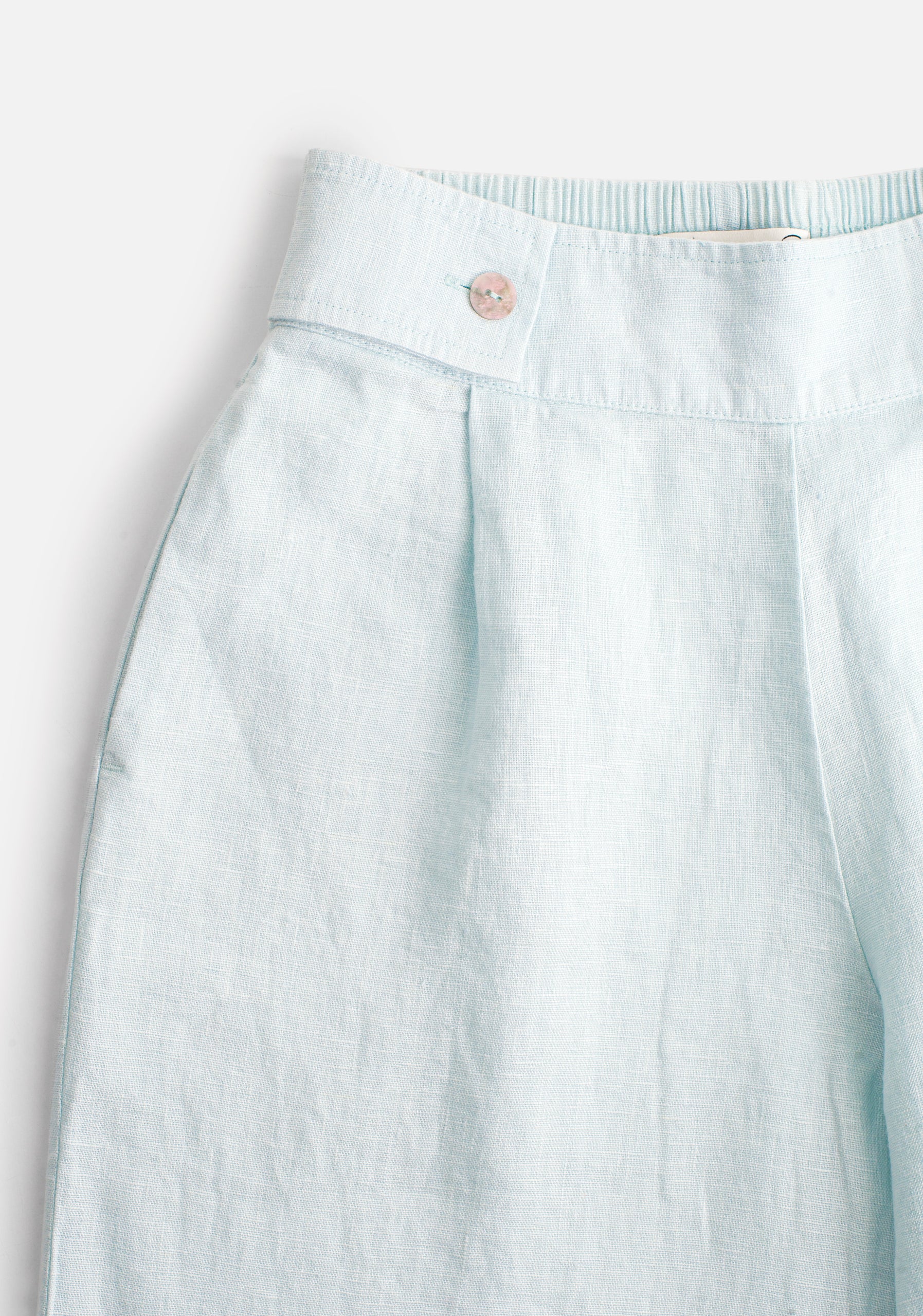 Ornella Linen Light Blue Trousers