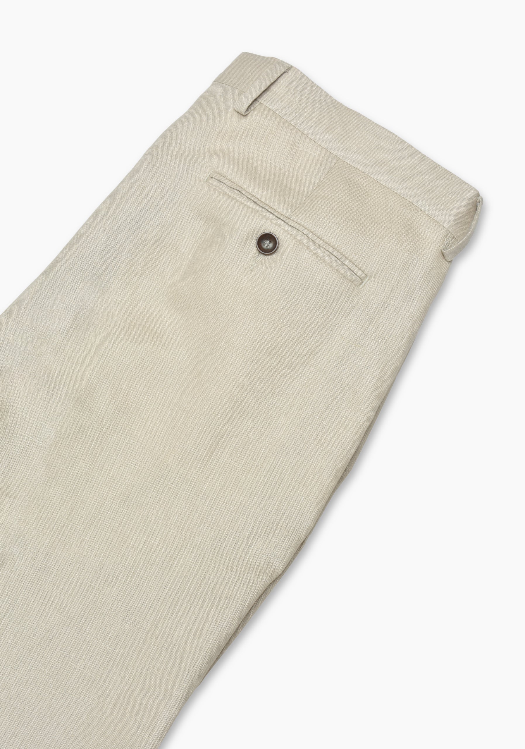 Perugia Linen Oatmeal Trousers