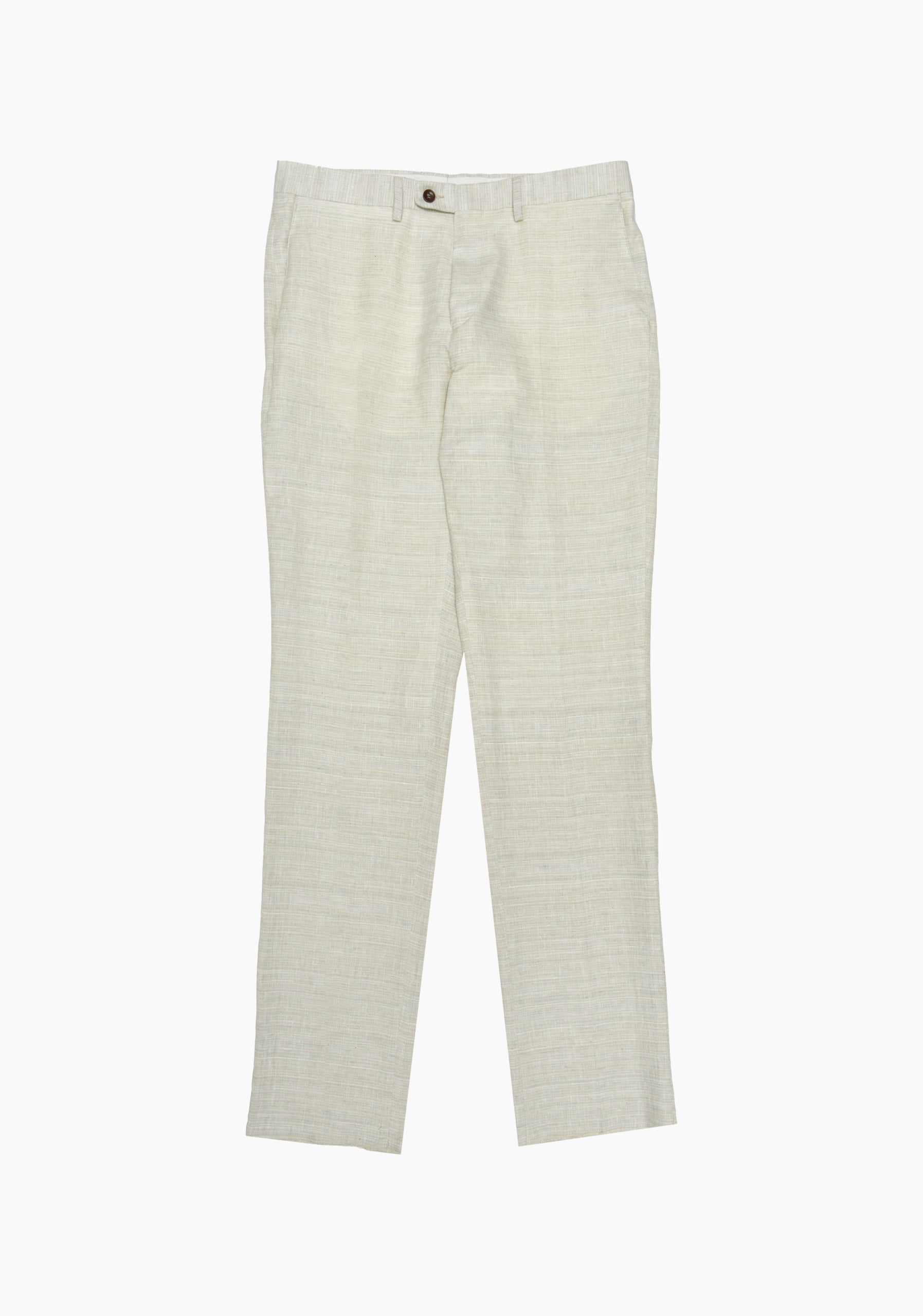 Perugia Linen Ivory Stripes Trousers