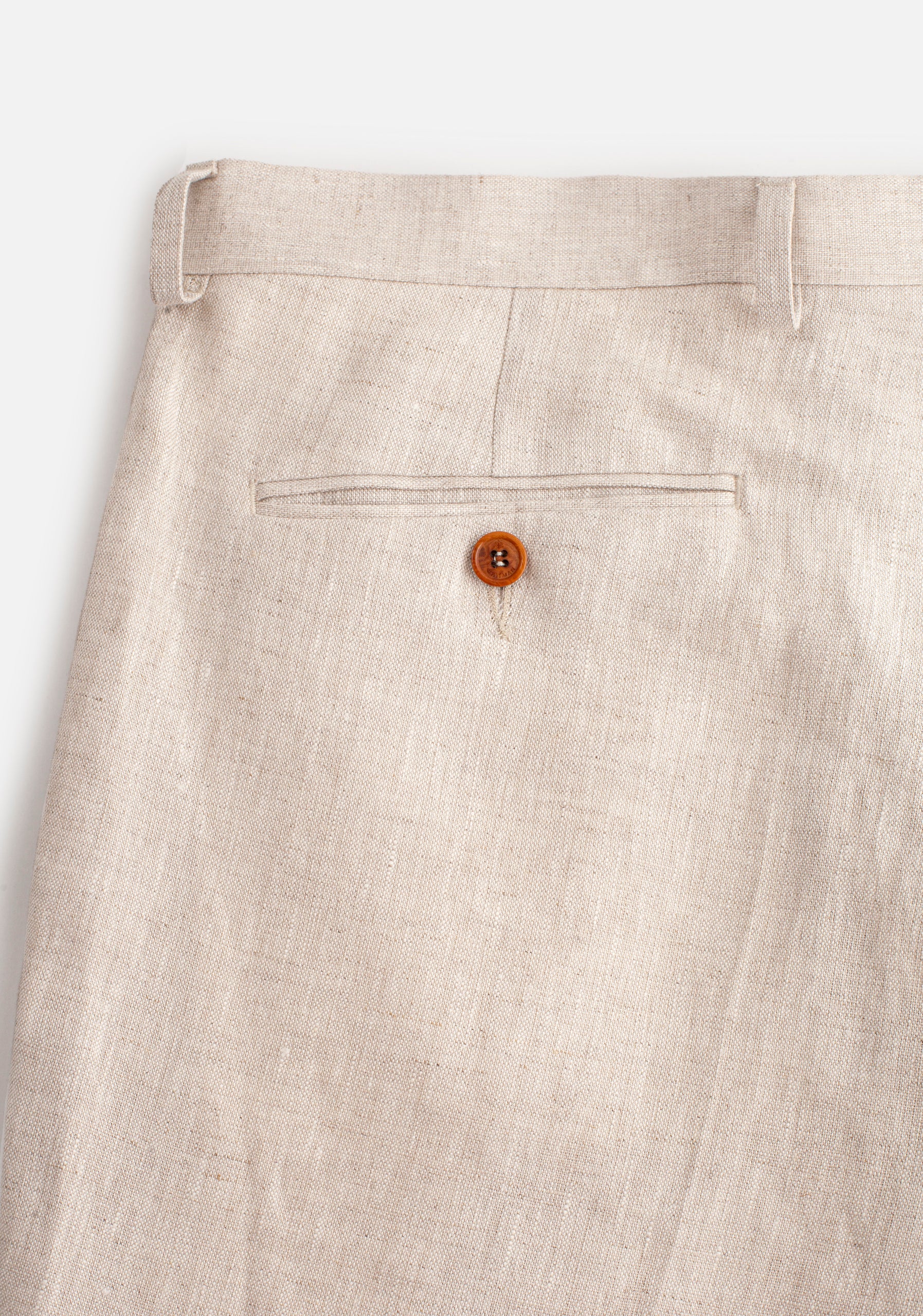 Perugia Linen Oatmeal Trousers