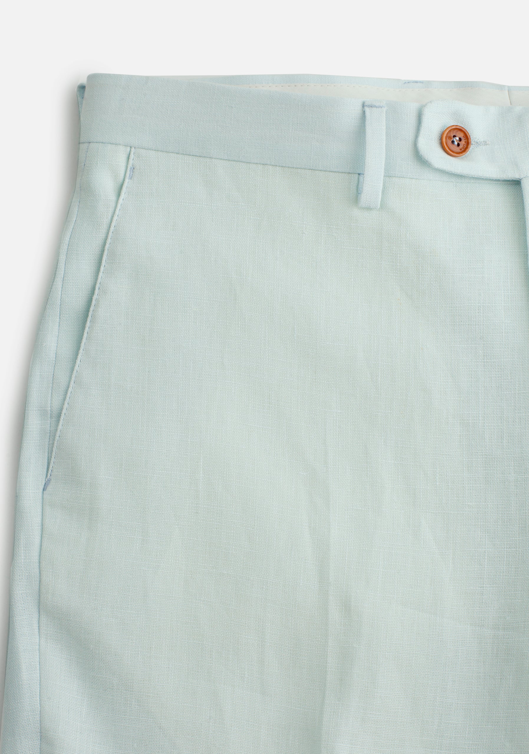 Perugia Linen Light Blue Trousers