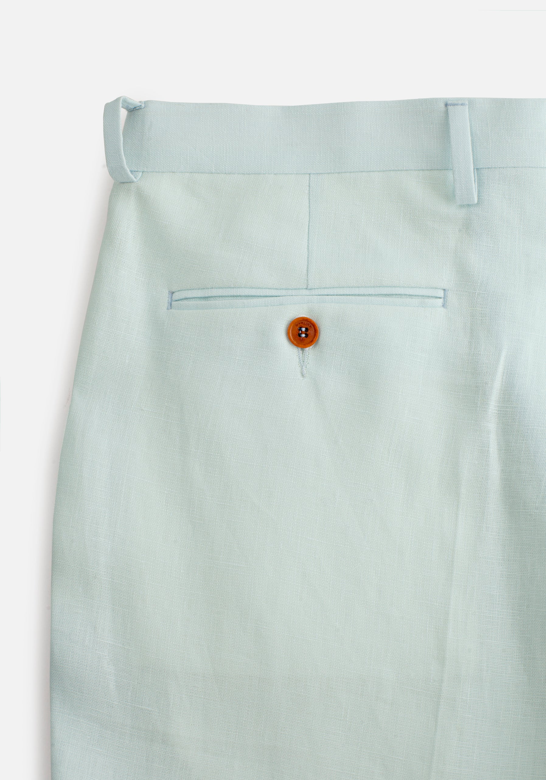 Perugia Linen Light Blue Trousers