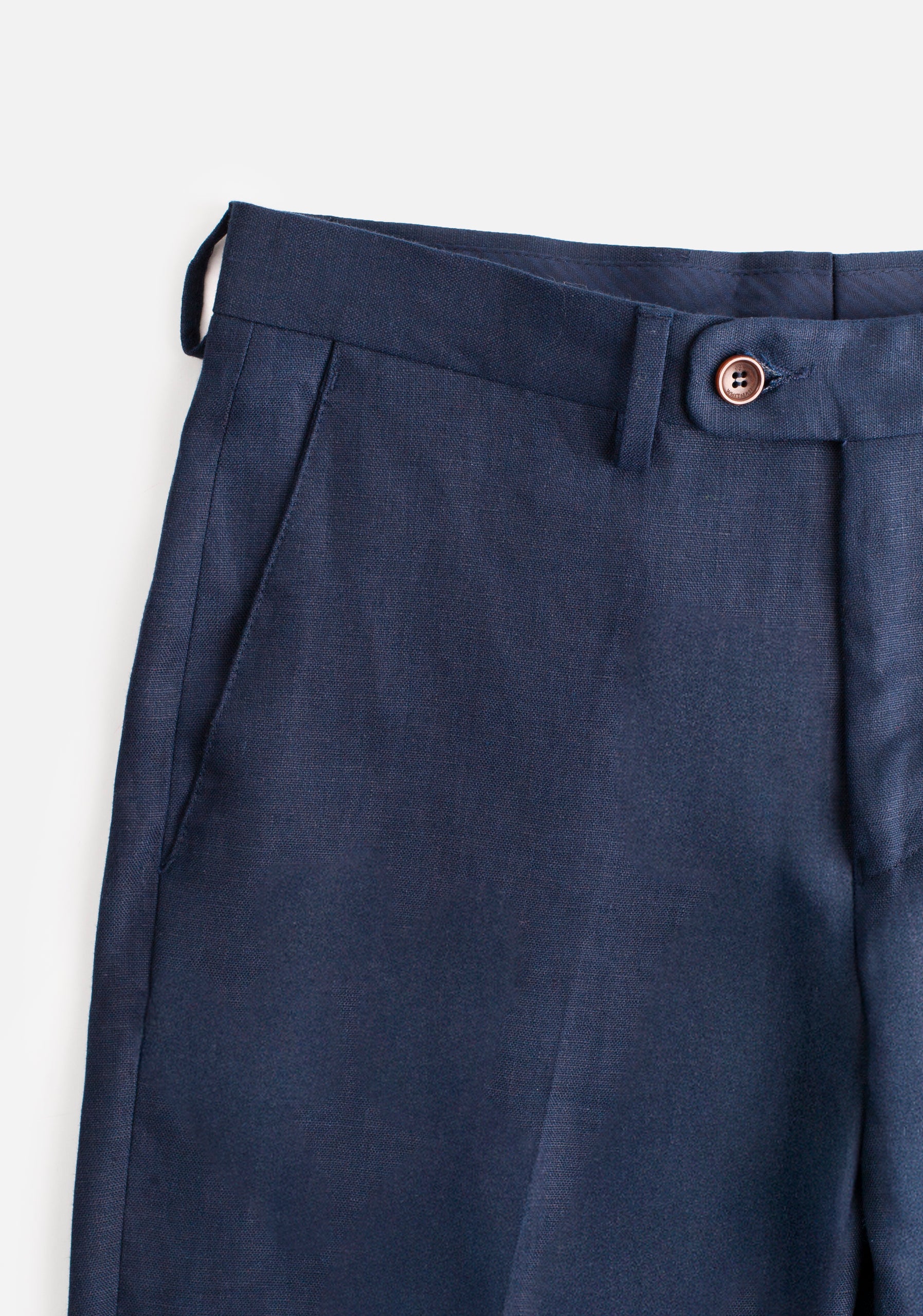 Perugia Linen Dark Blue Trousers