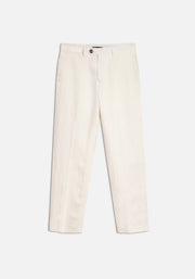 H Perugia Ivory Linen Pants