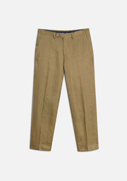 Perugia Olive Green Linen Pants