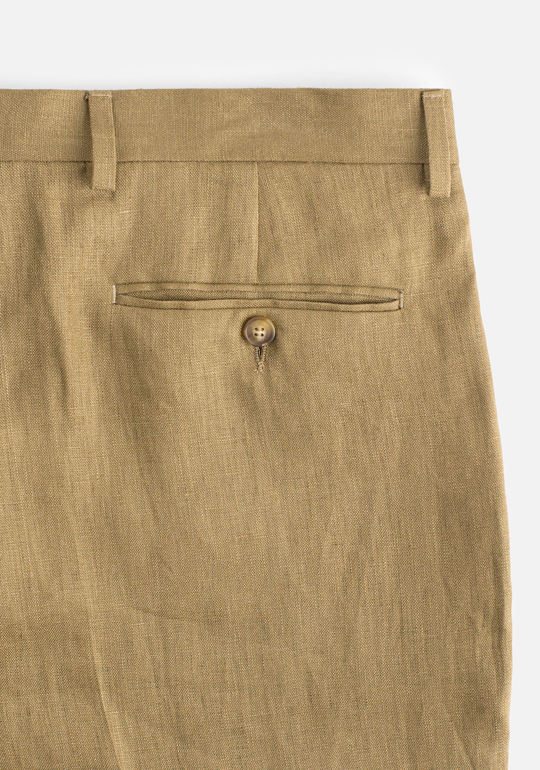 Perugia Olive Green Linen Pants