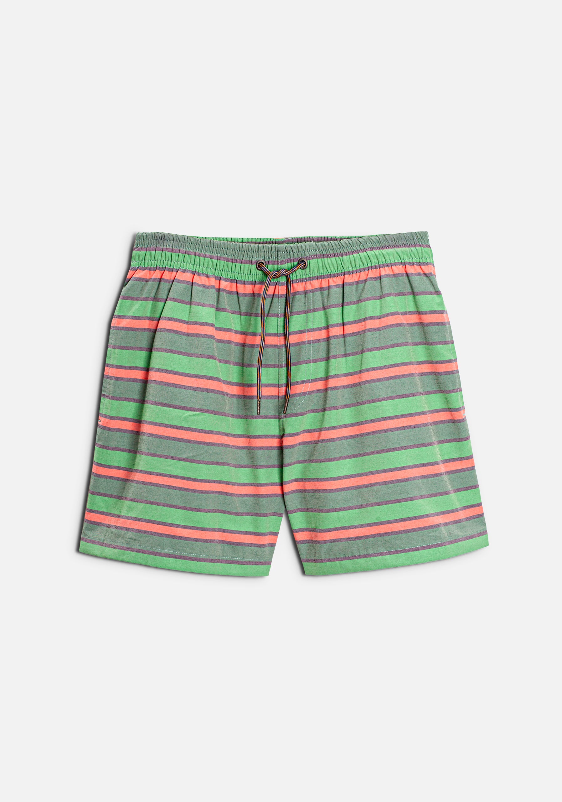 Cancun Green - Purple Striped Pants