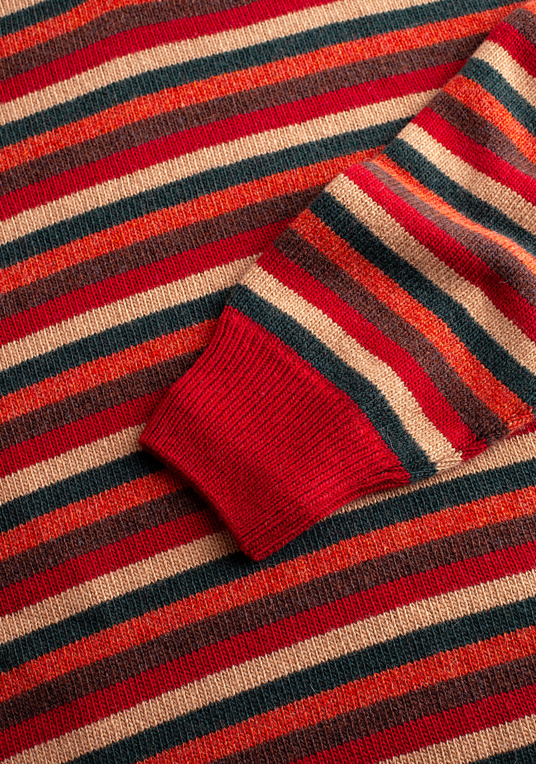 CRD Brussels Sweater Red Stripes - Multicolor