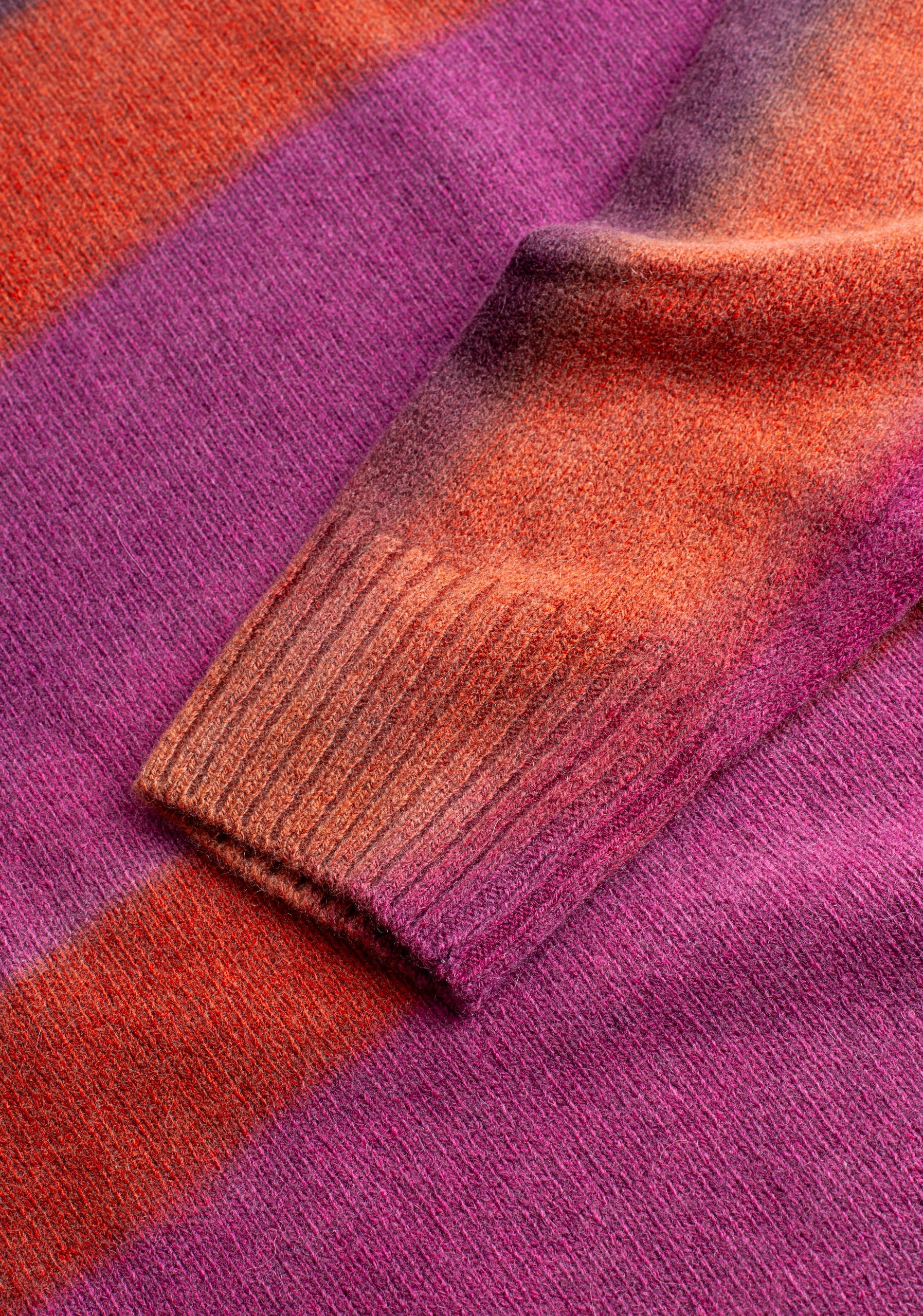 Knit Sweater CRD Fuchsia - Orange