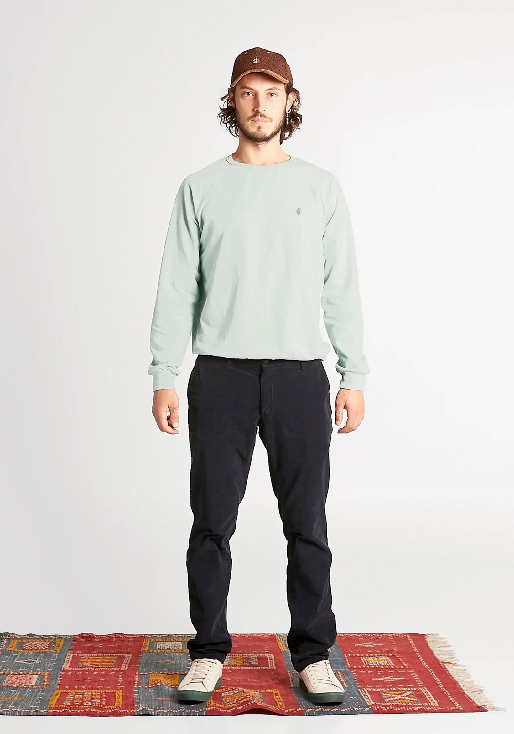 Mint Green Lino Sweater