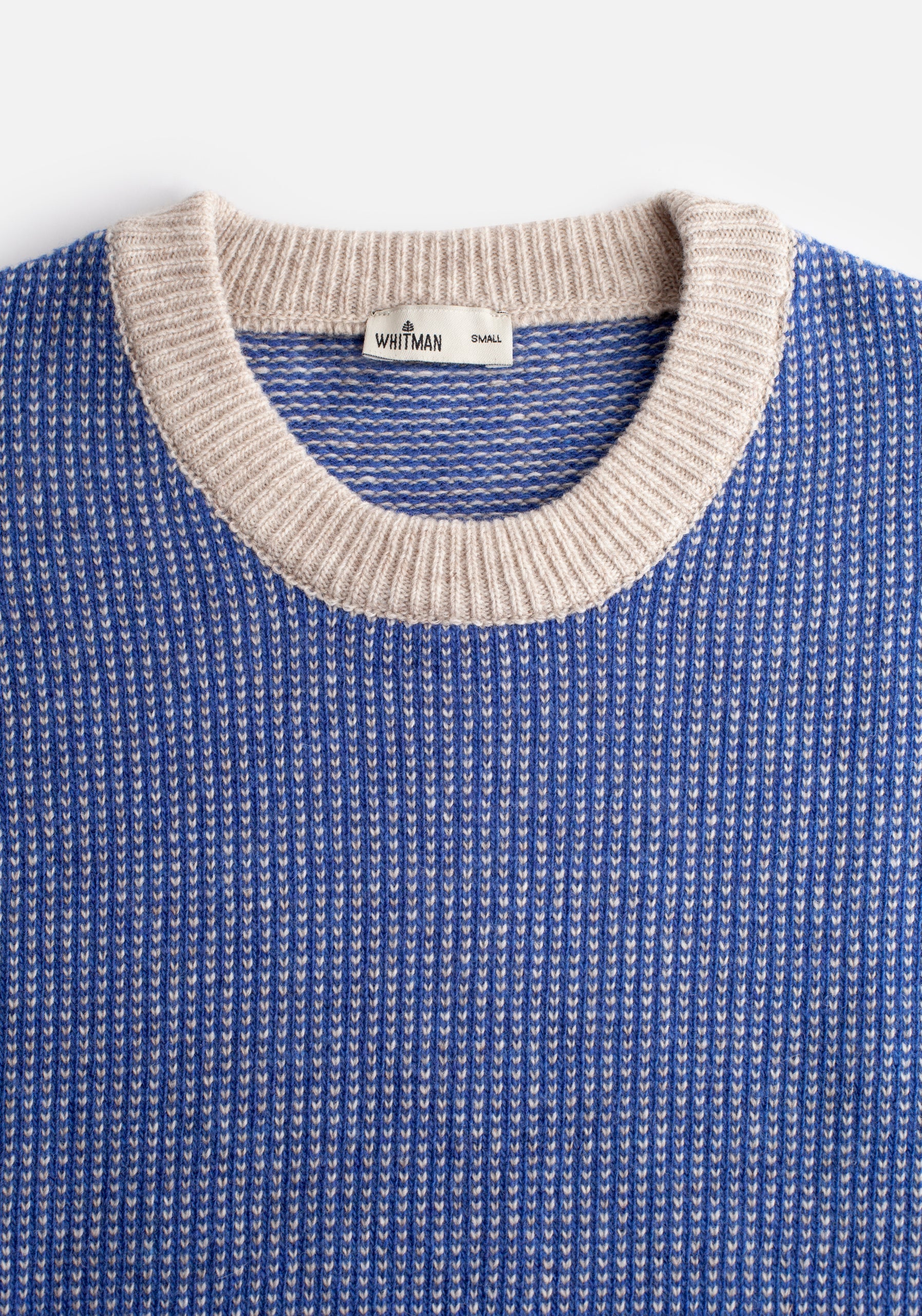Luke CRD Sweater Optical Blue