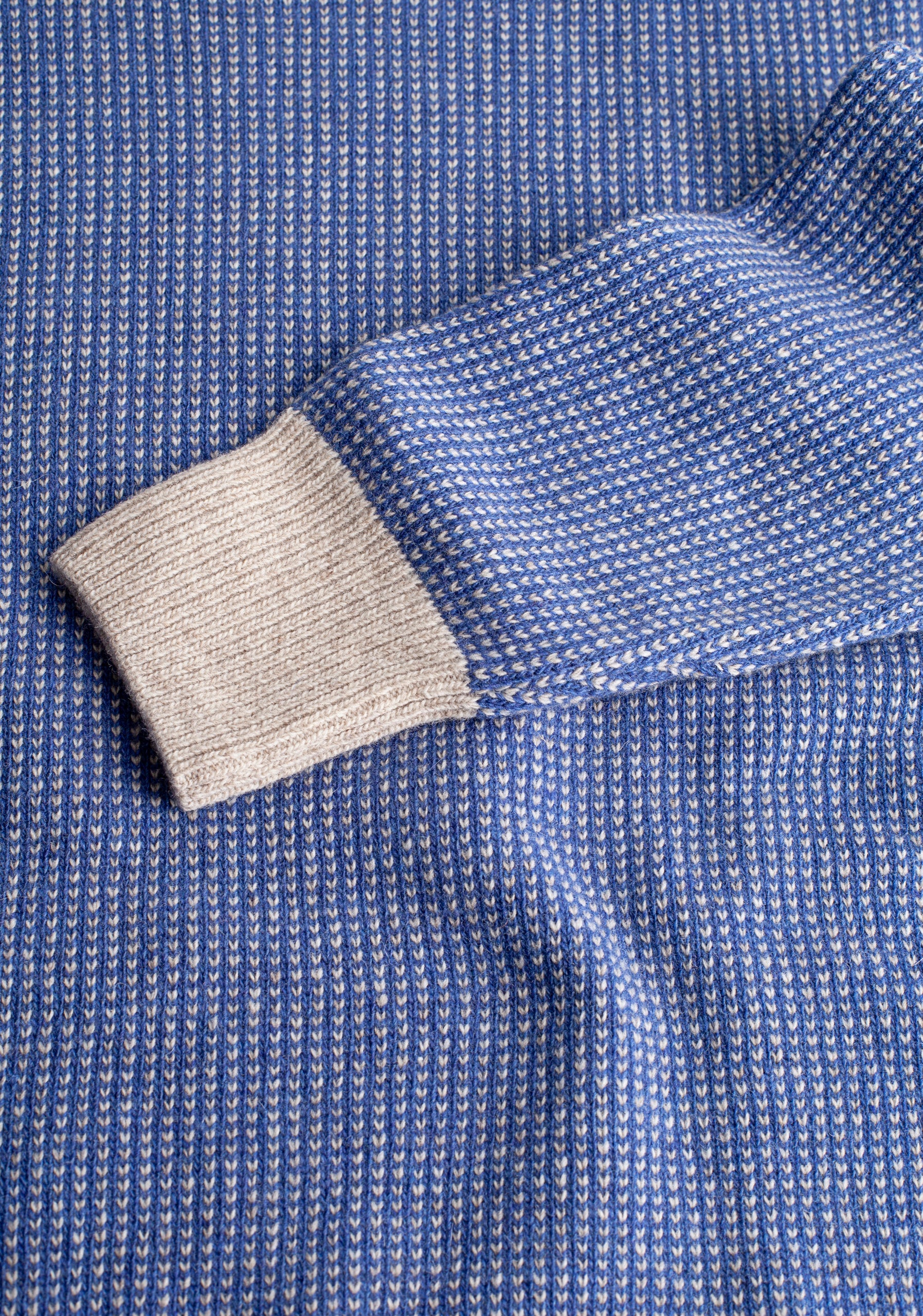 Luke CRD Sweater Optical Blue