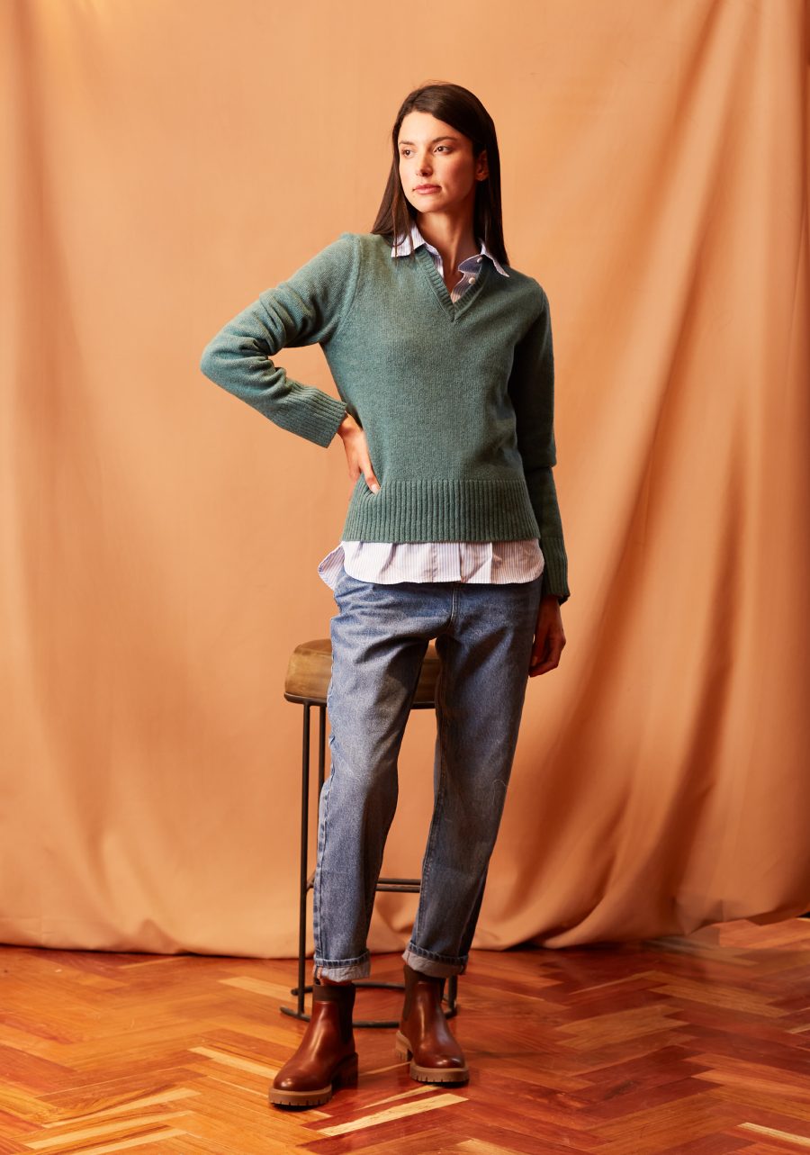 Malibu Green Medium Sweater