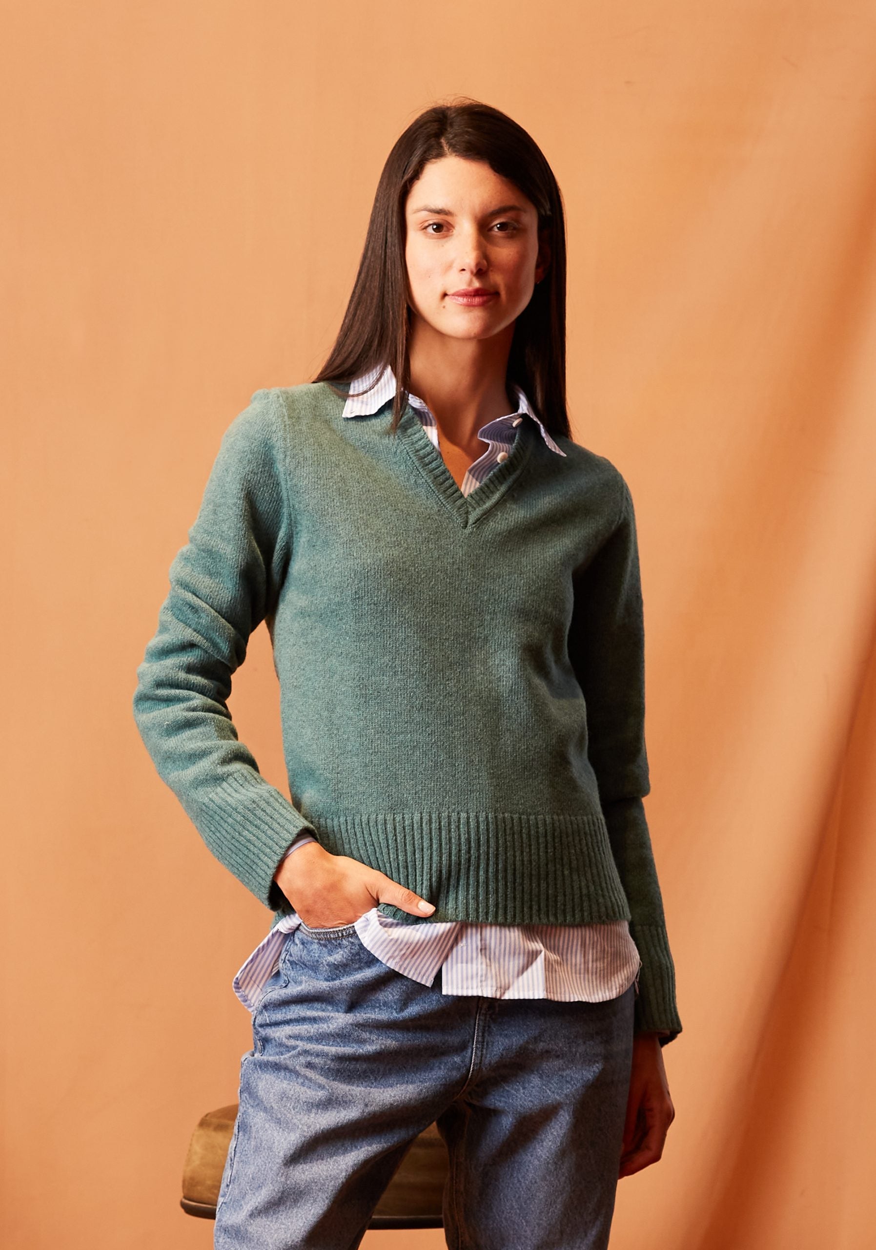 Malibu Green Medium Sweater