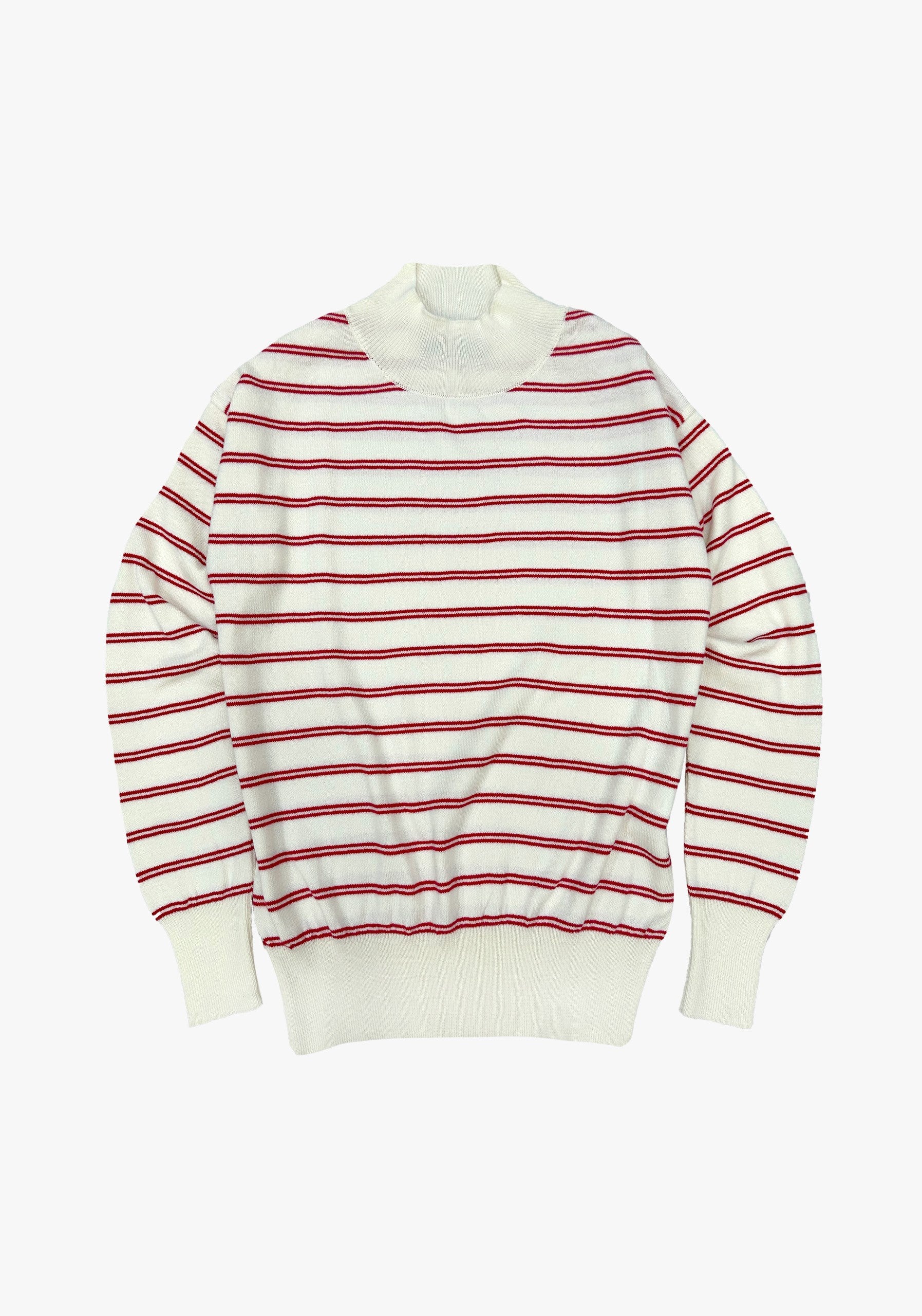 Bone/Red Maryland Sweater