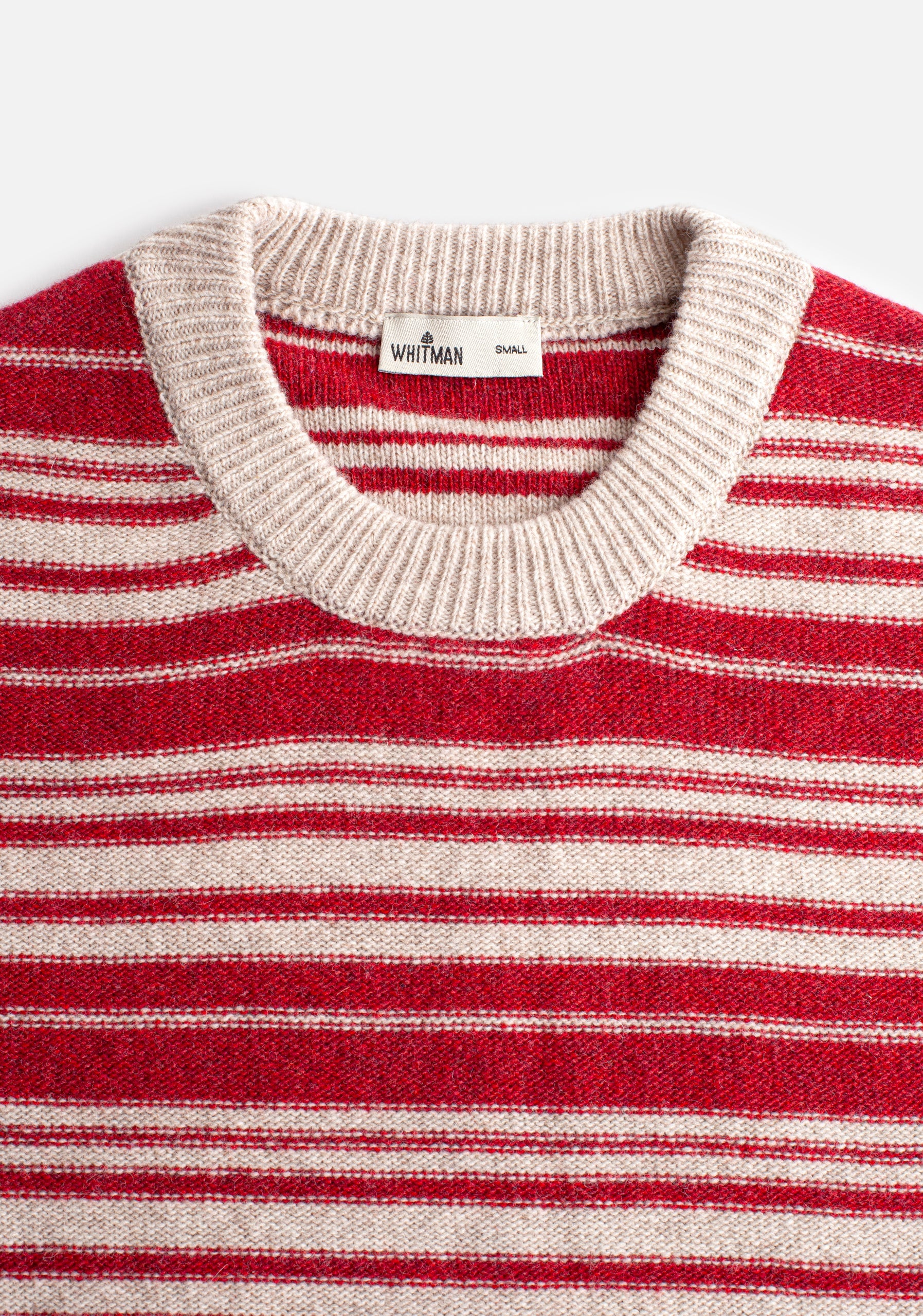 Sweater Torrance Crd Red Stripes