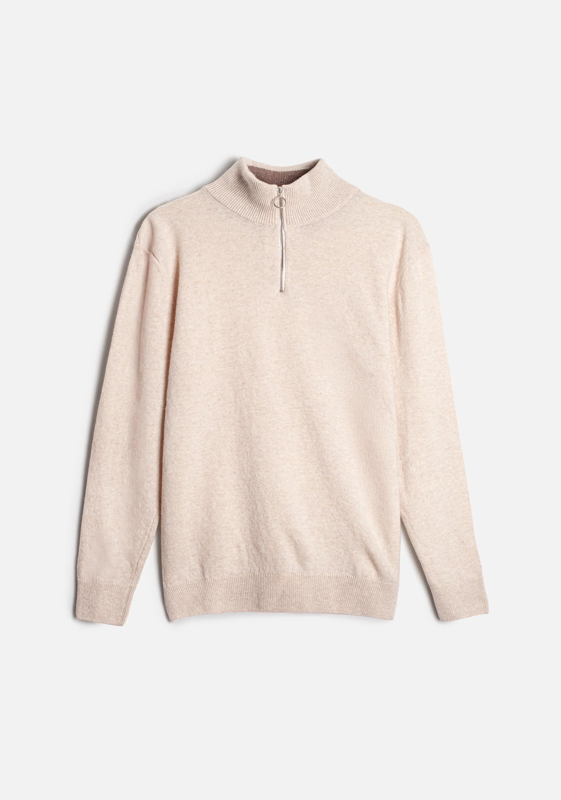 Zurich HZ Sweater Ivory - Light Brown