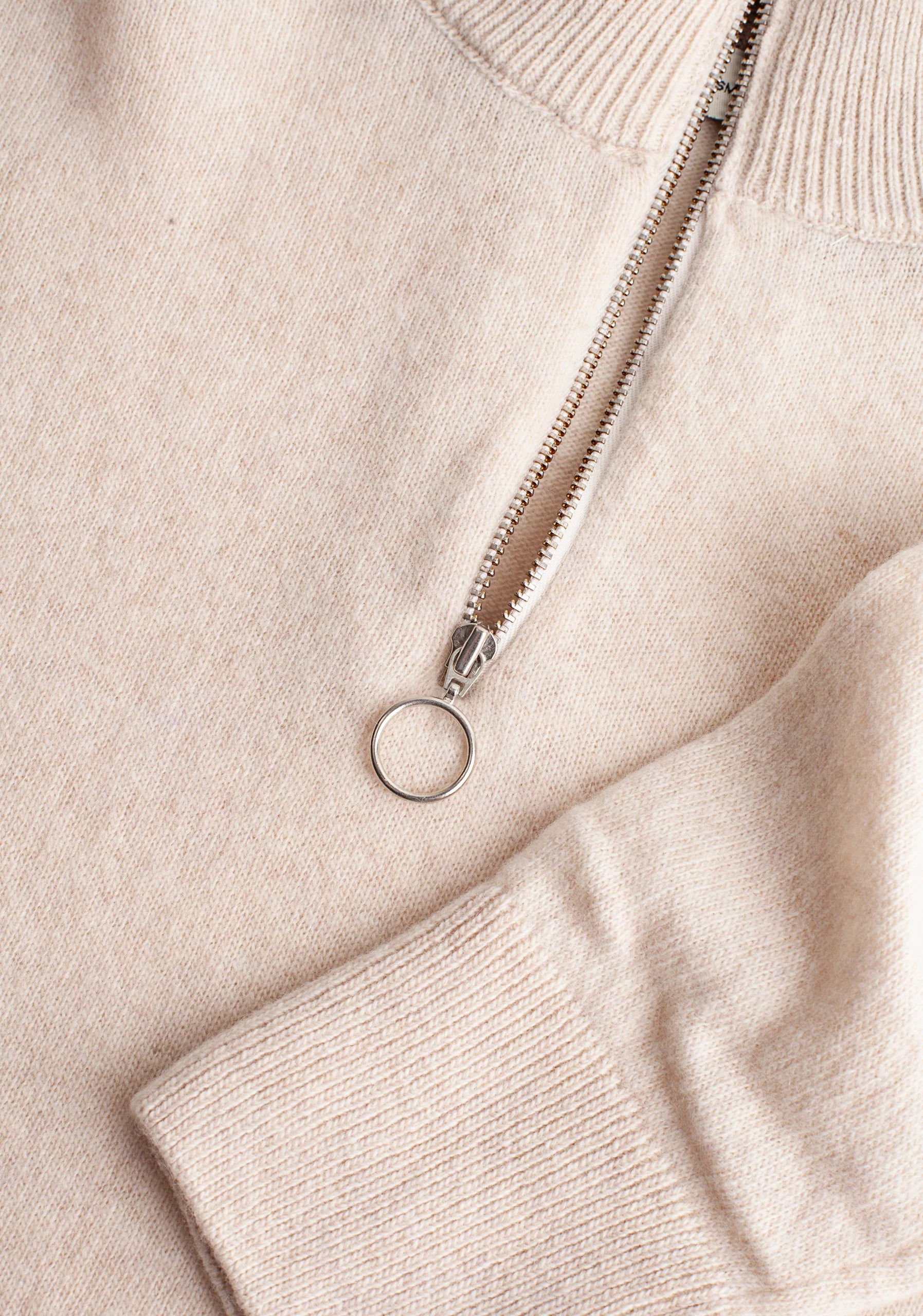 Zurich HZ Sweater Ivory - Light Brown