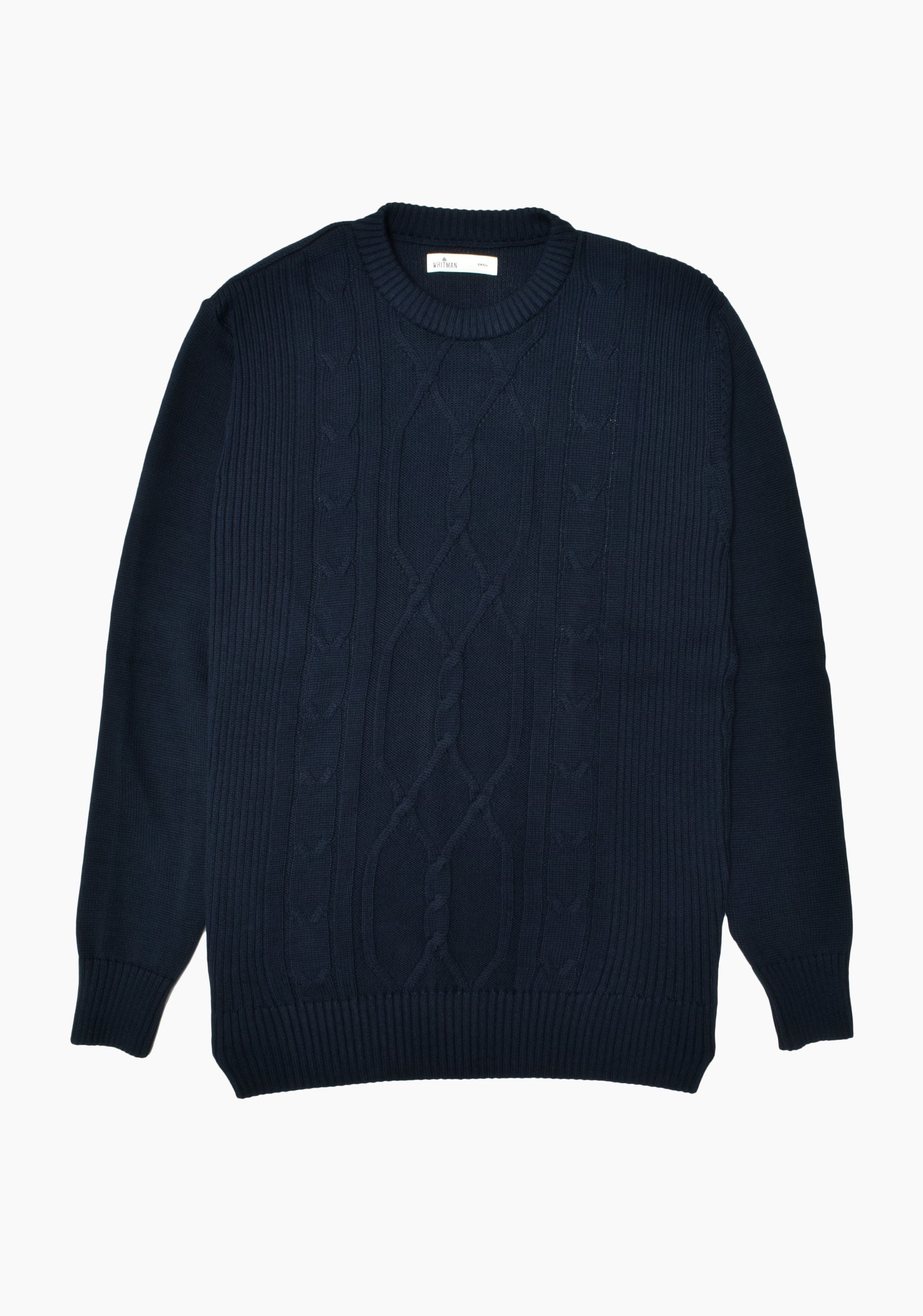 Aran Dark Blue Sweater