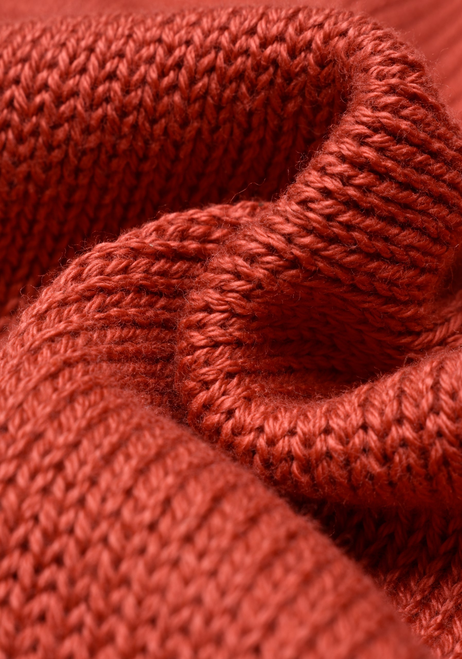 Aran Terracotta Sweater