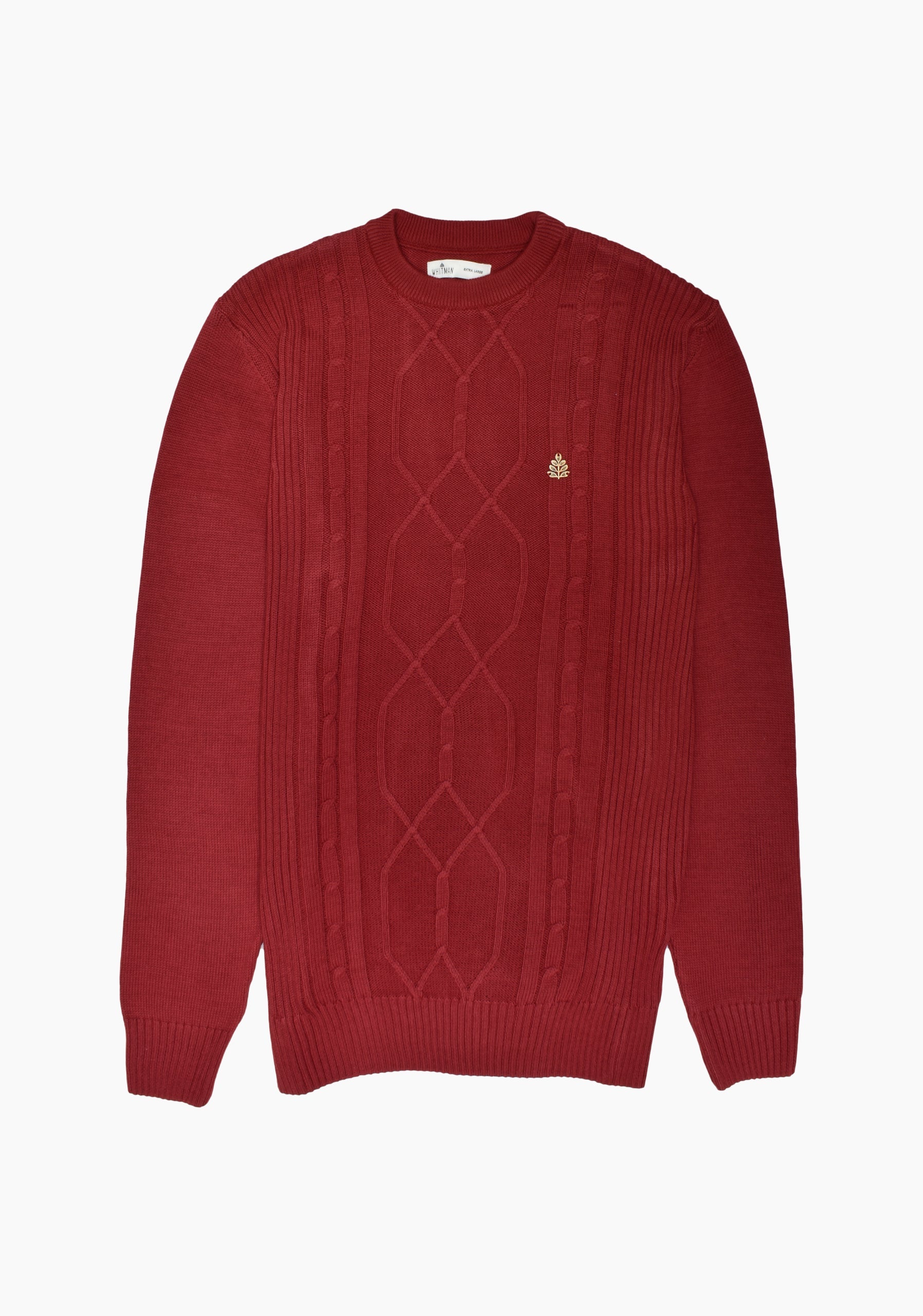 Aran Burgundy Sweater