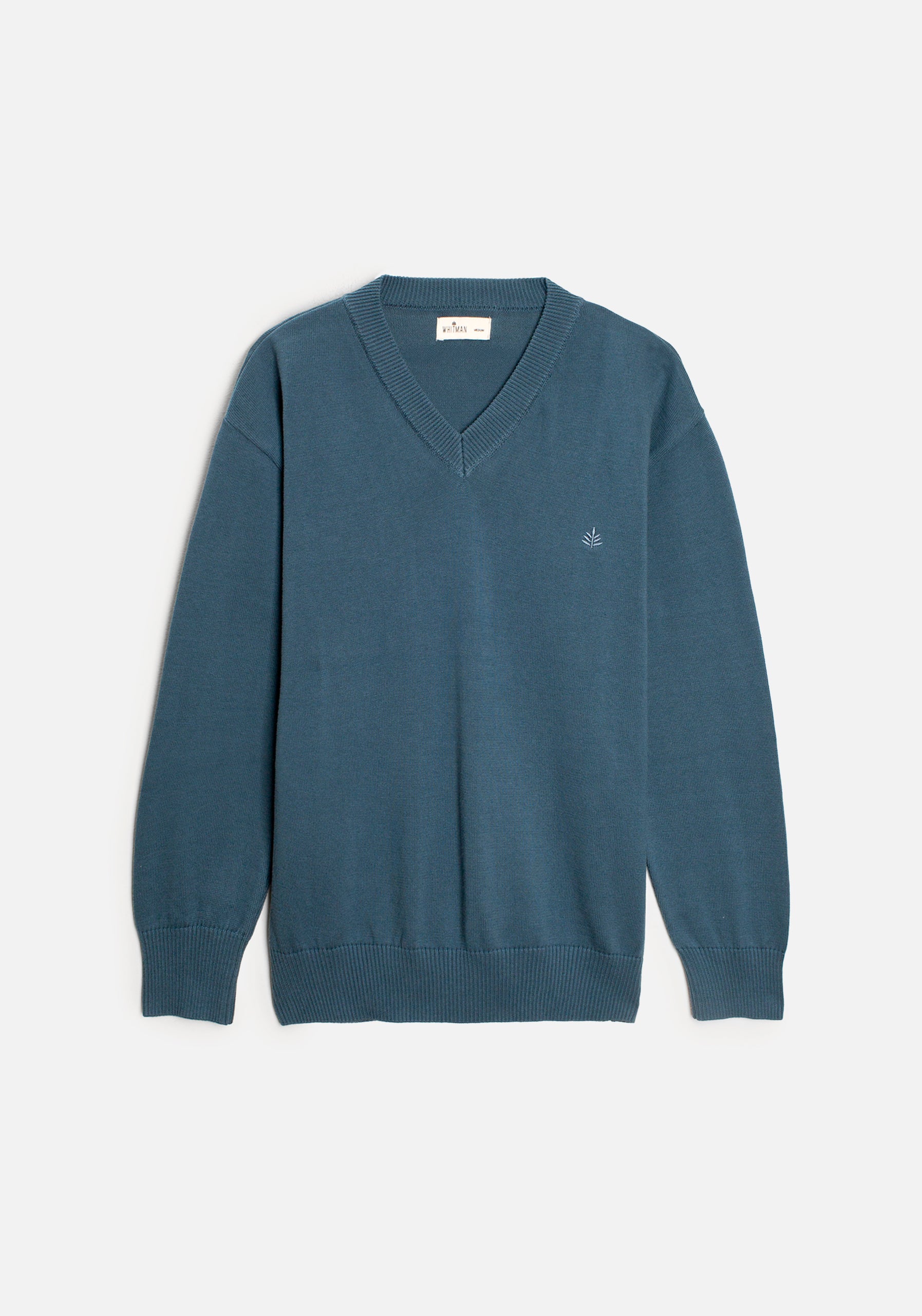 Sack H Newark V-Neck Blue Med