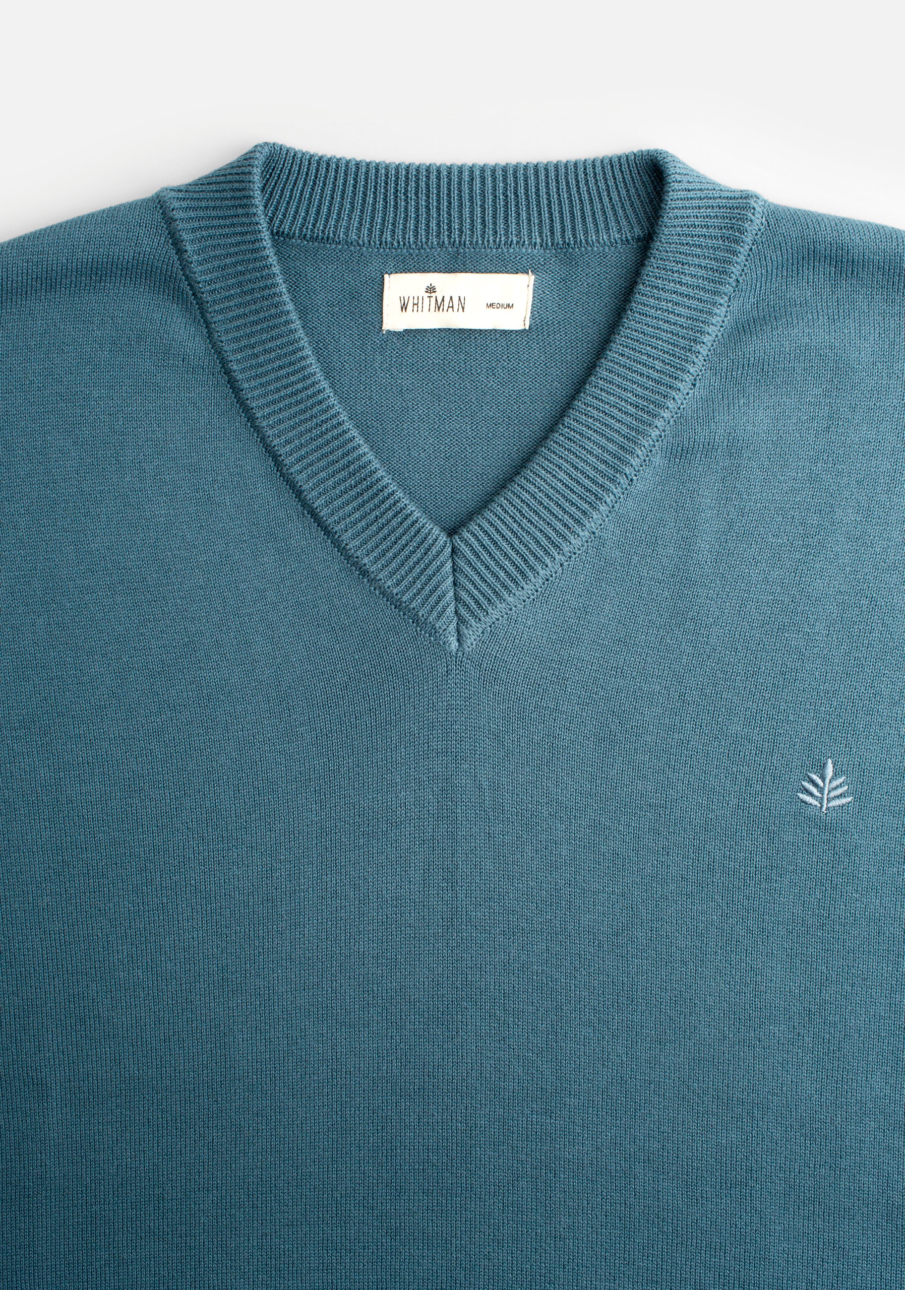 Sack H Newark V-Neck Blue Med