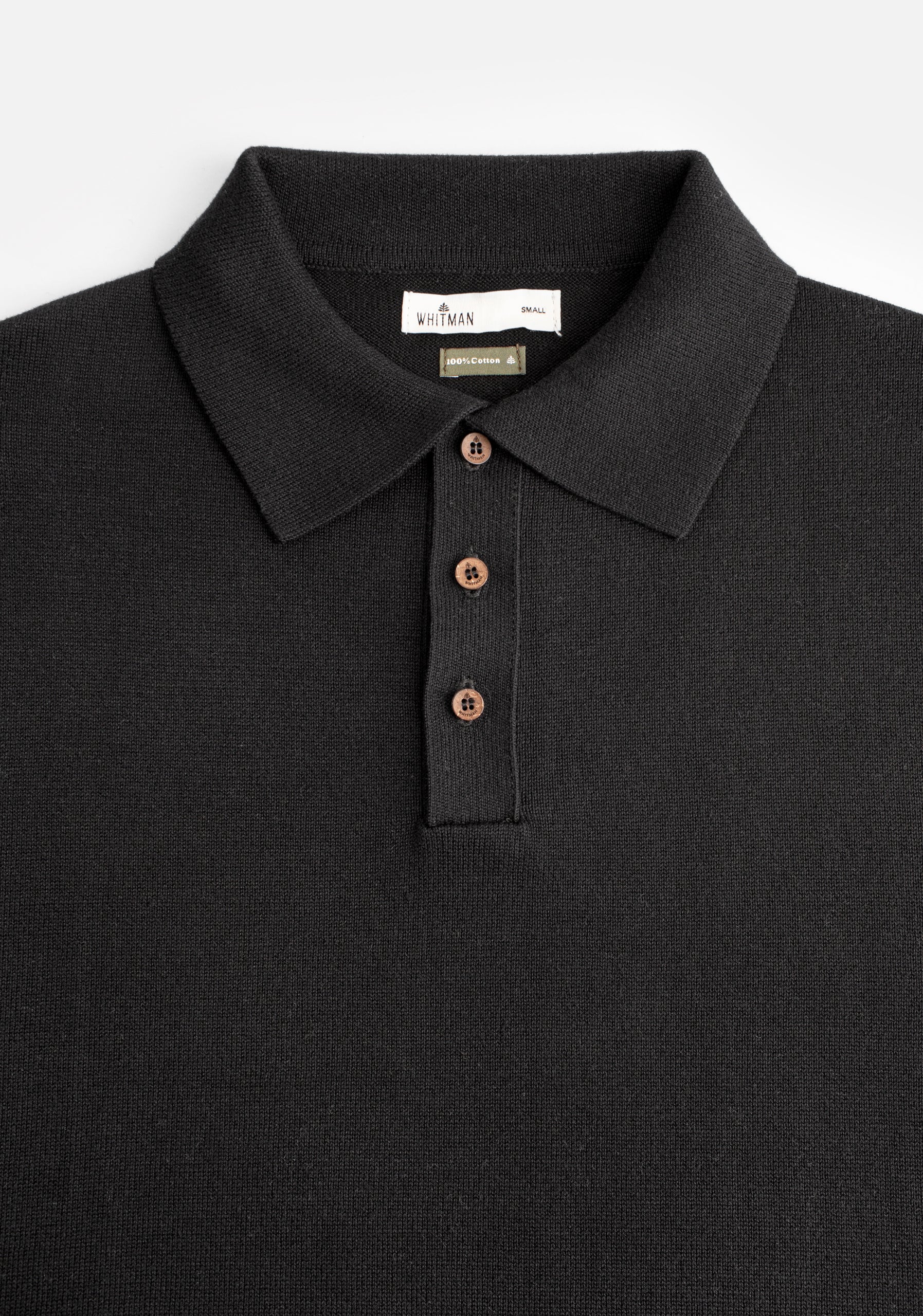 Sicilia Black Polo Shirt