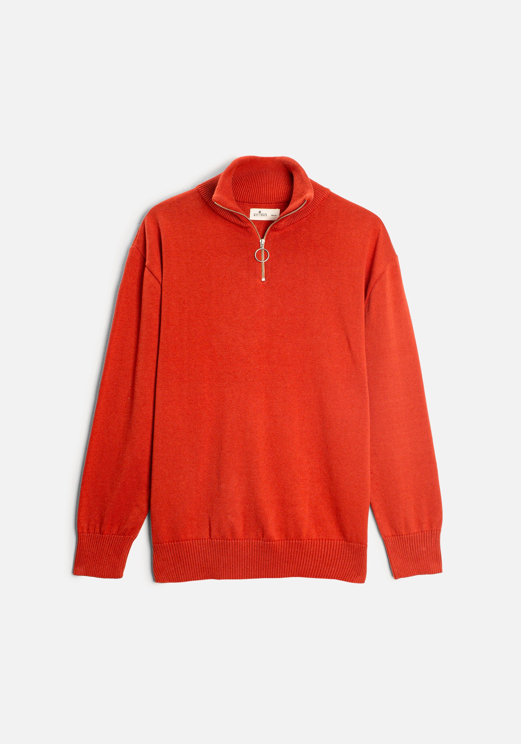 Sweater Prescolt Half Zip Terracotta