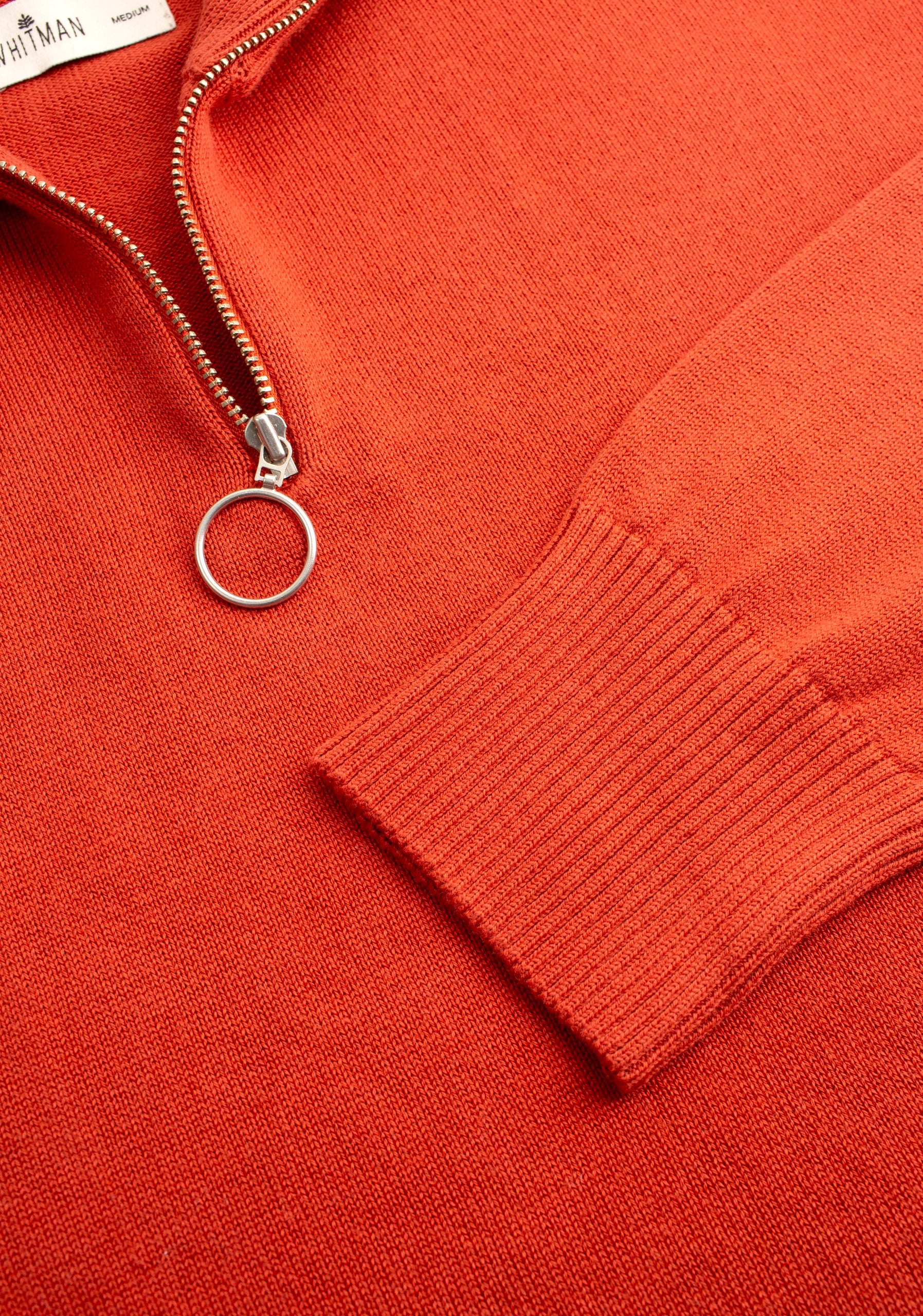 Sweater Prescolt Half Zip Terracotta