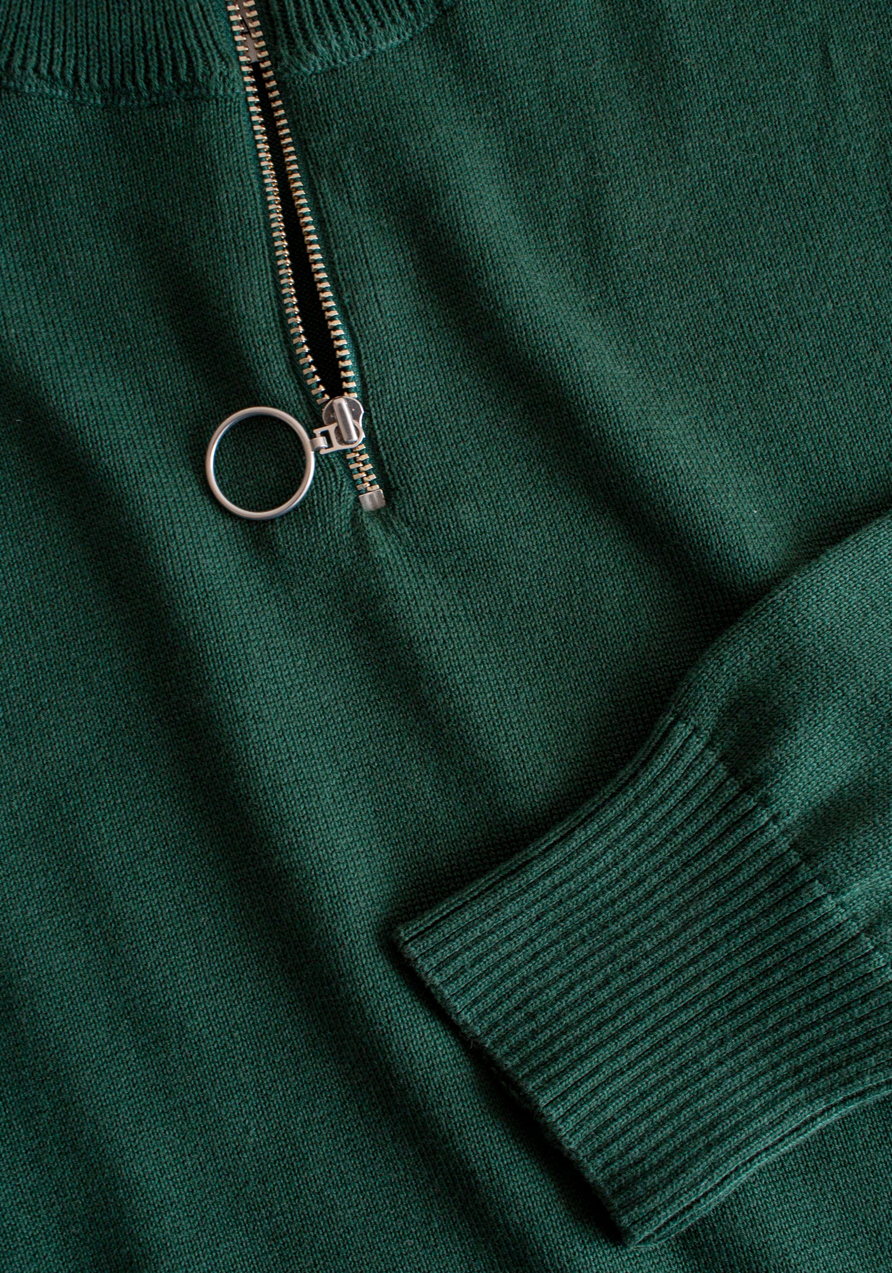 Saco H Prescolt Half Zip Dark Green.