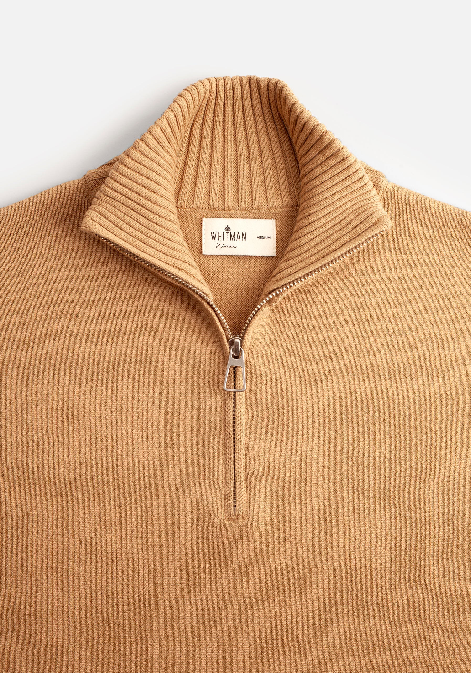 Nashville Half Zip Coat Khaki