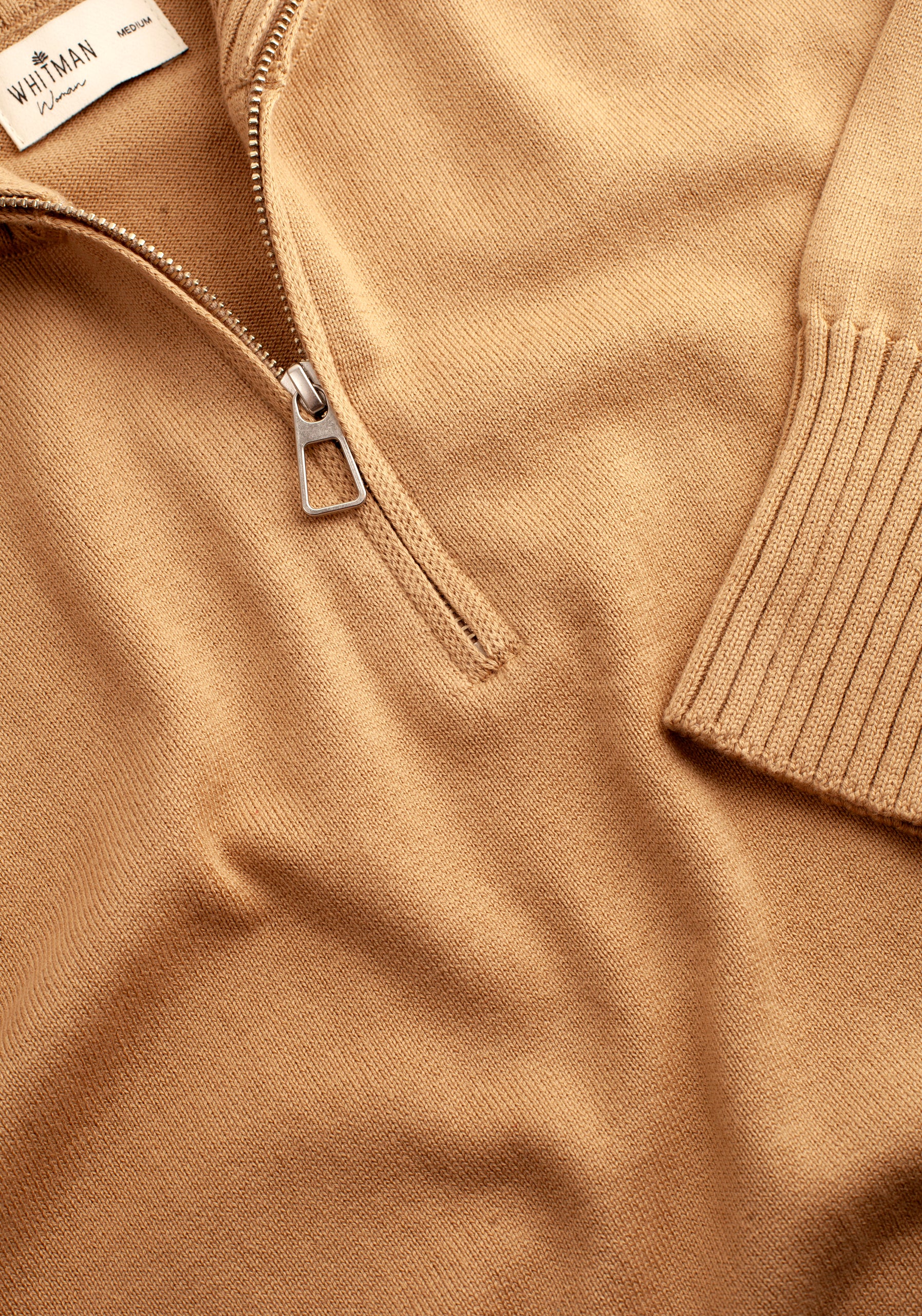 Nashville Half Zip Coat Khaki