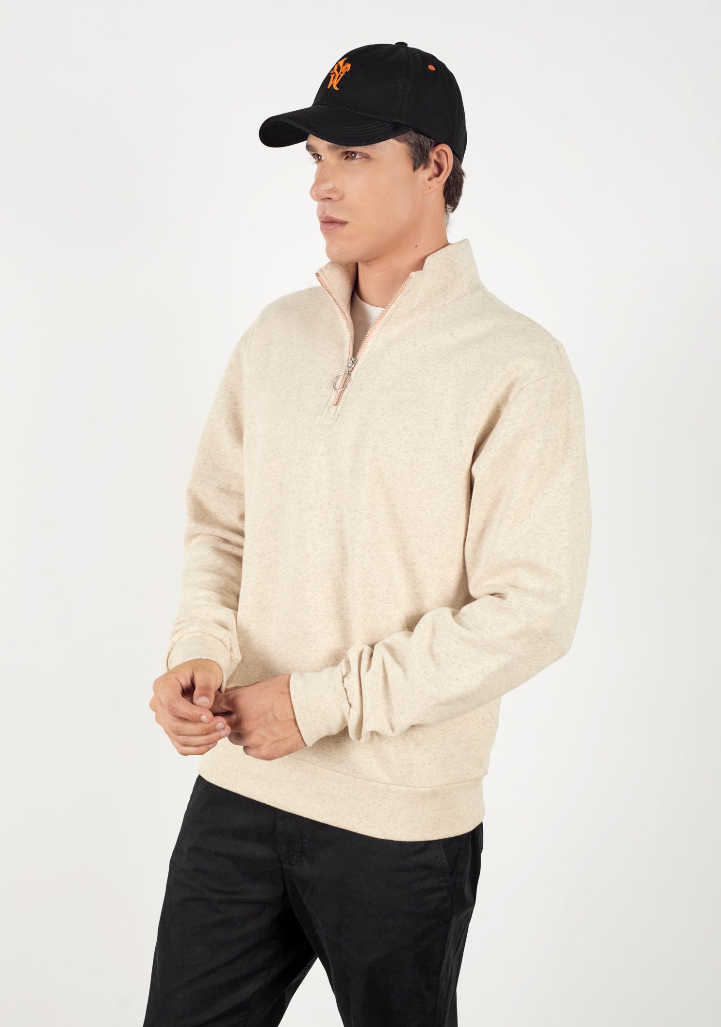 Sweater Missouri in beige fleck