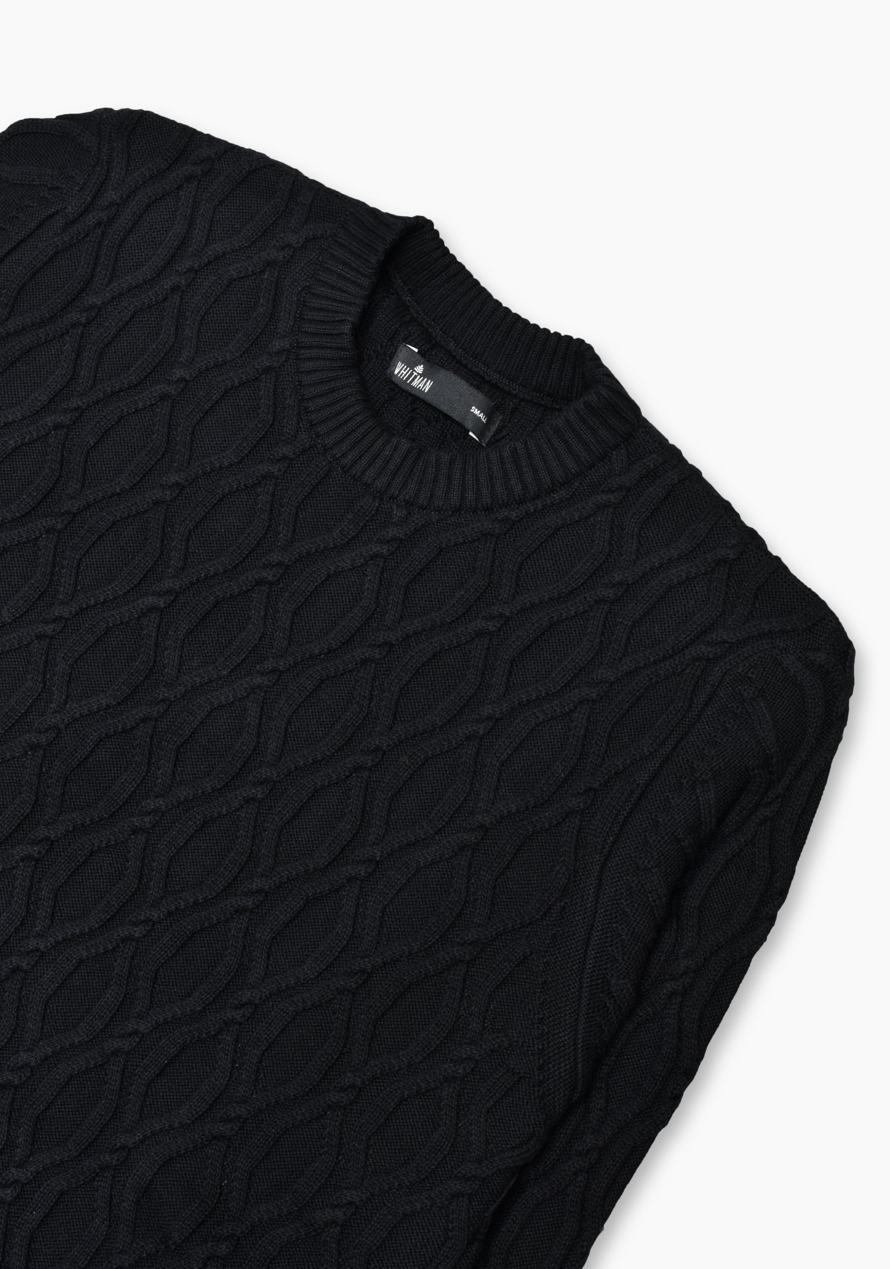 Black Rhombus Sweater