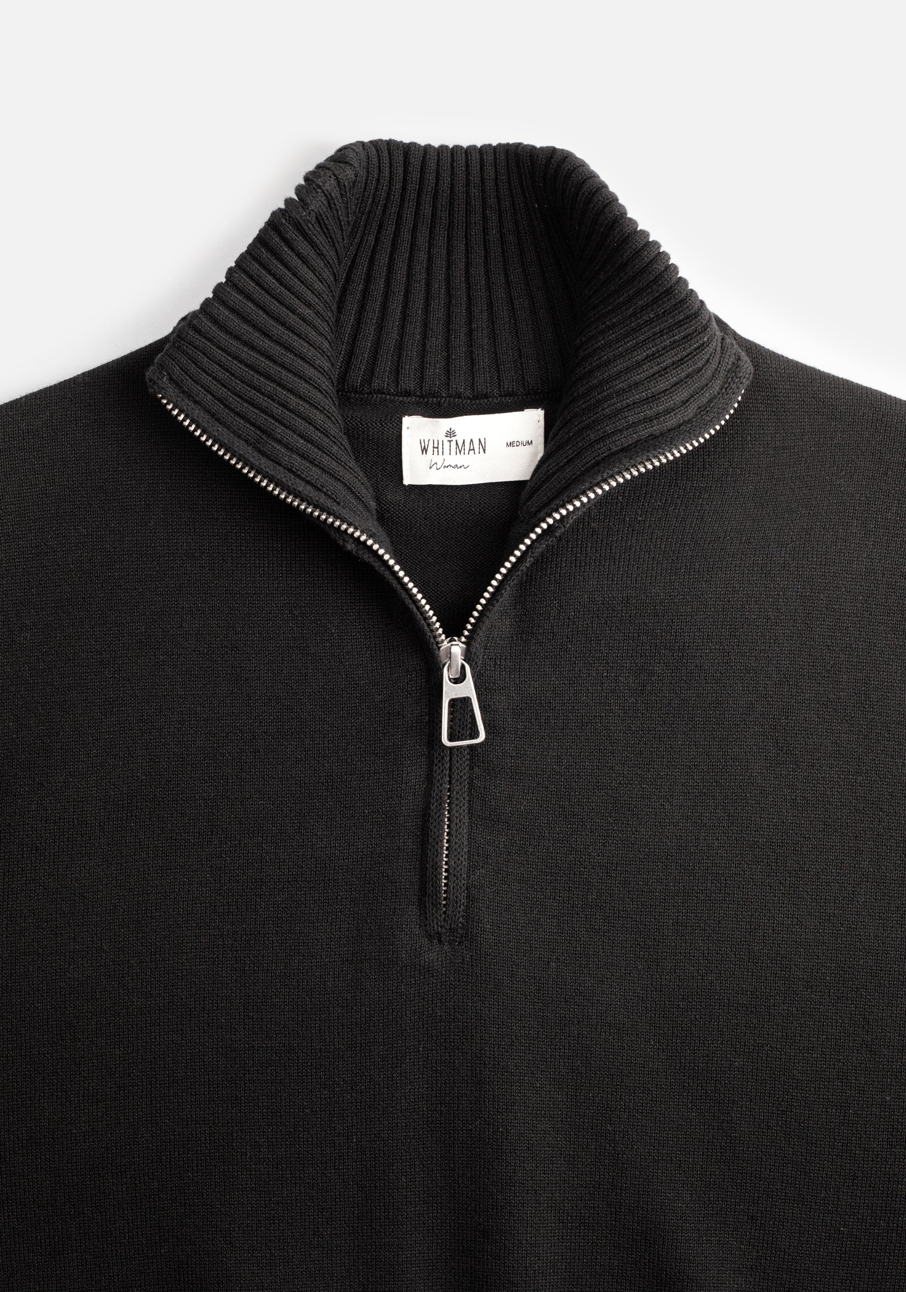 M Nashville Half Zip Coat Black