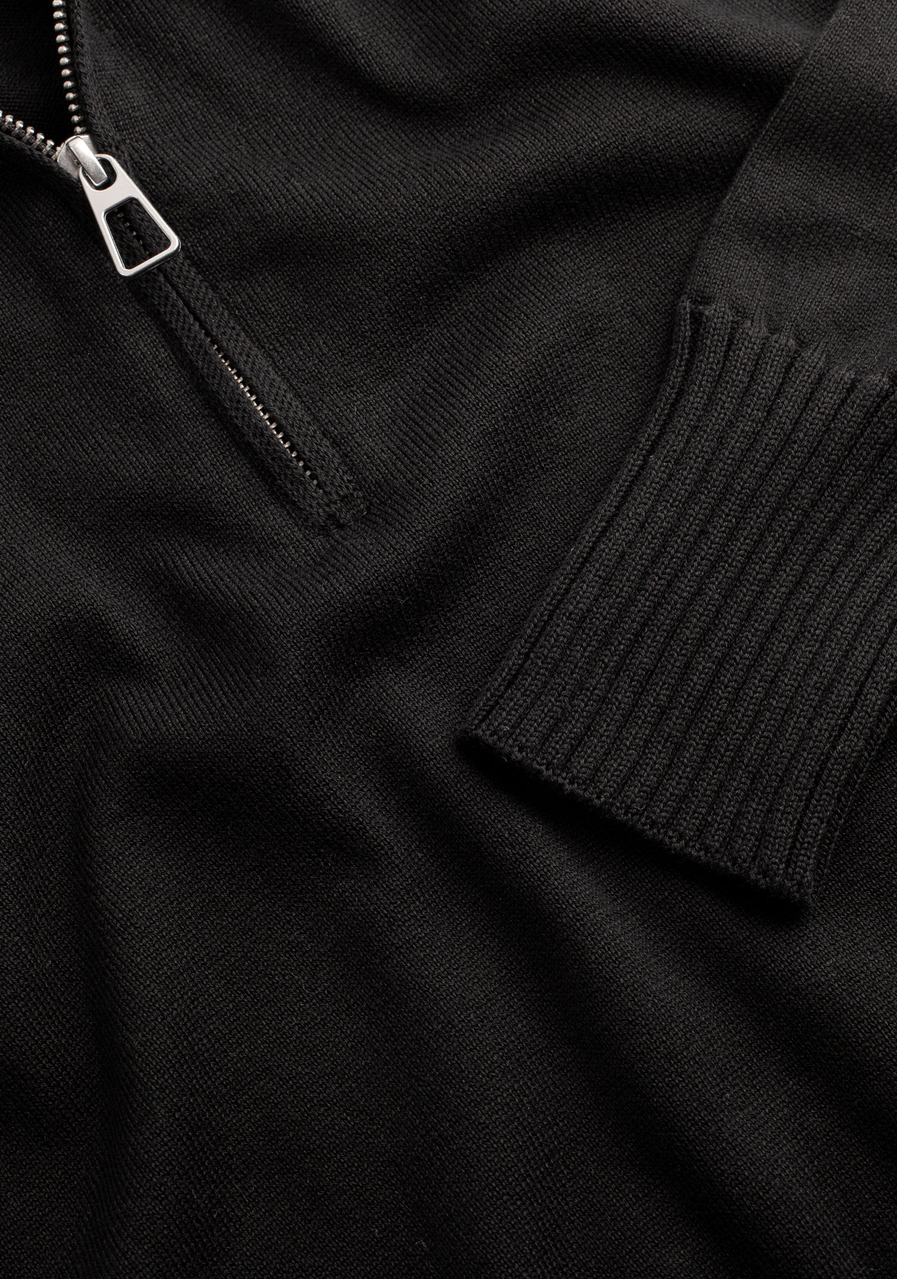 M Nashville Half Zip Coat Black