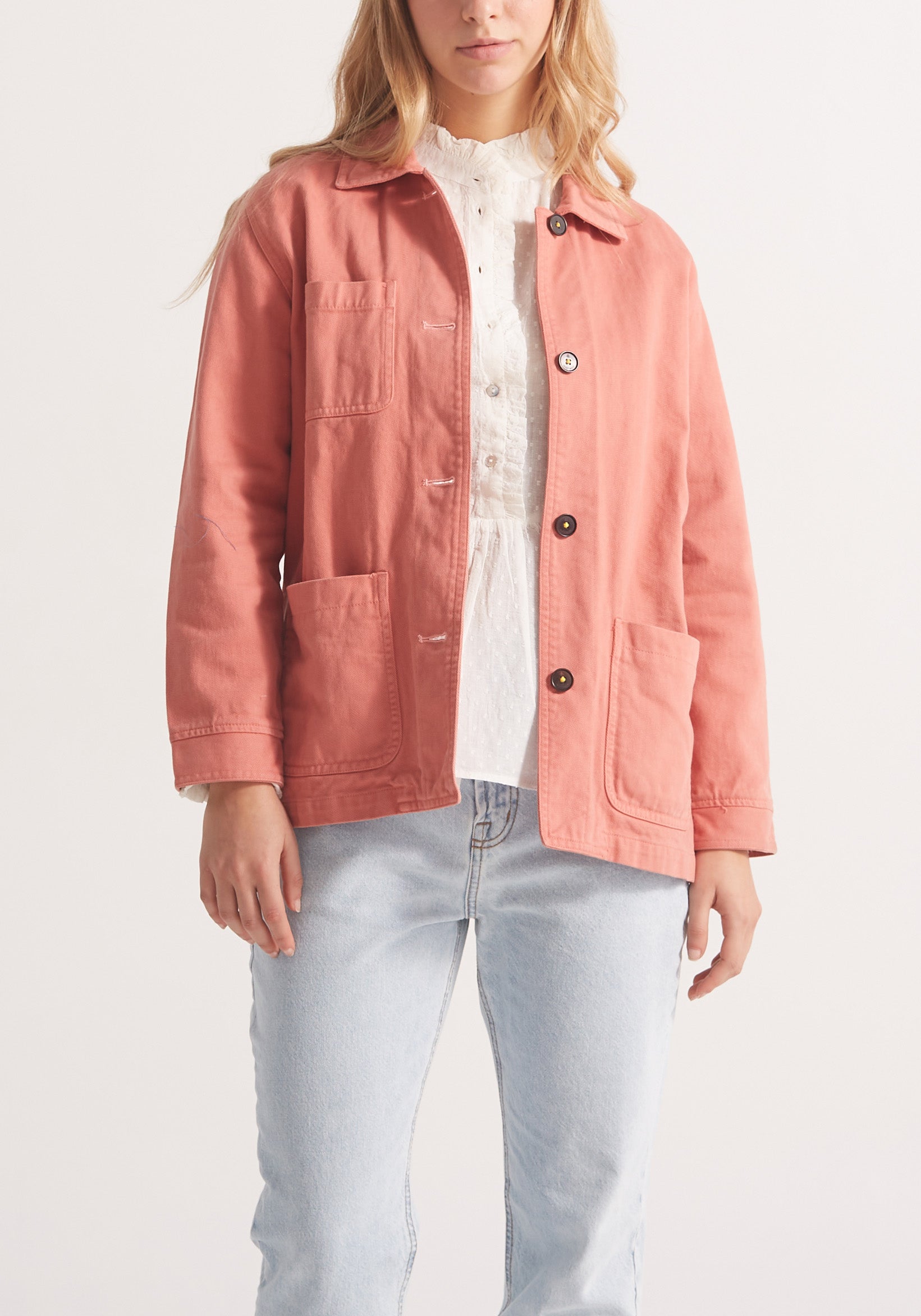Seneca Denim Jacket (M) Pink