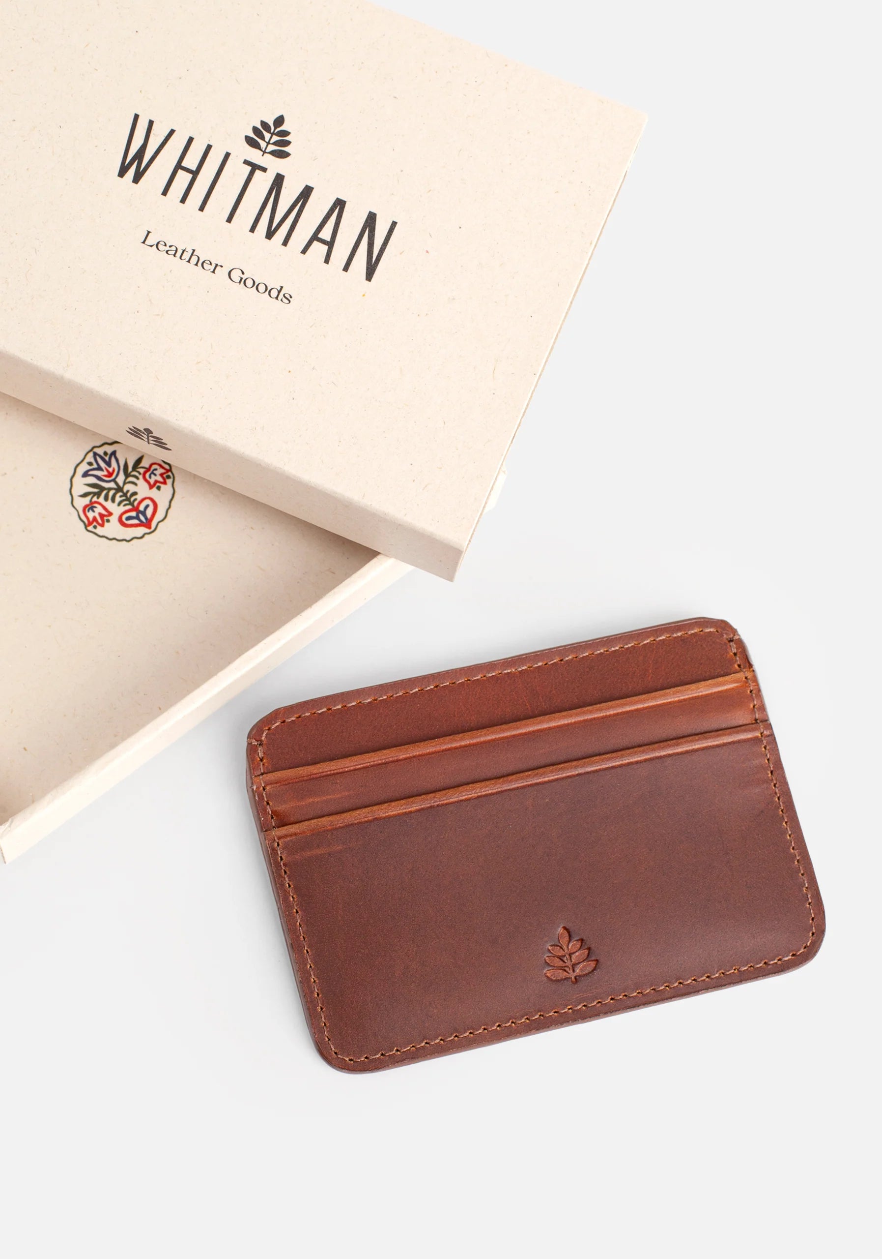 Aramis Cognac Card Holder