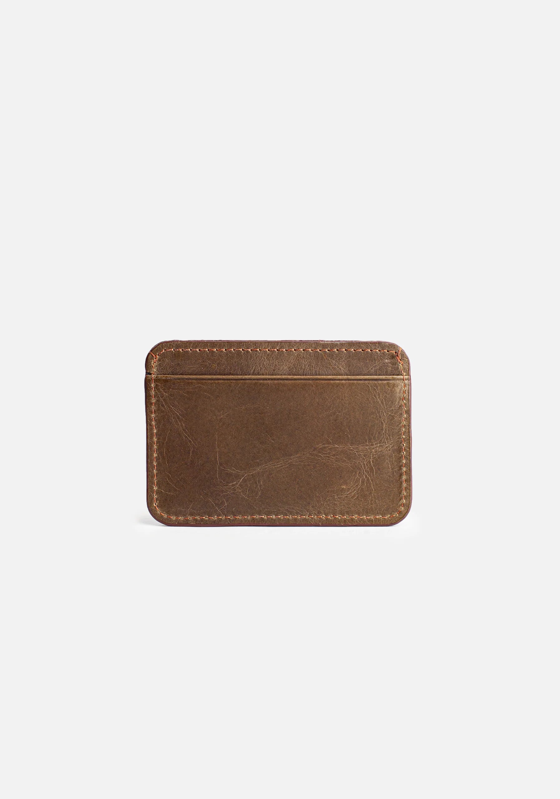 H Aramis Card Holder Multicolor Brown - Olive Green