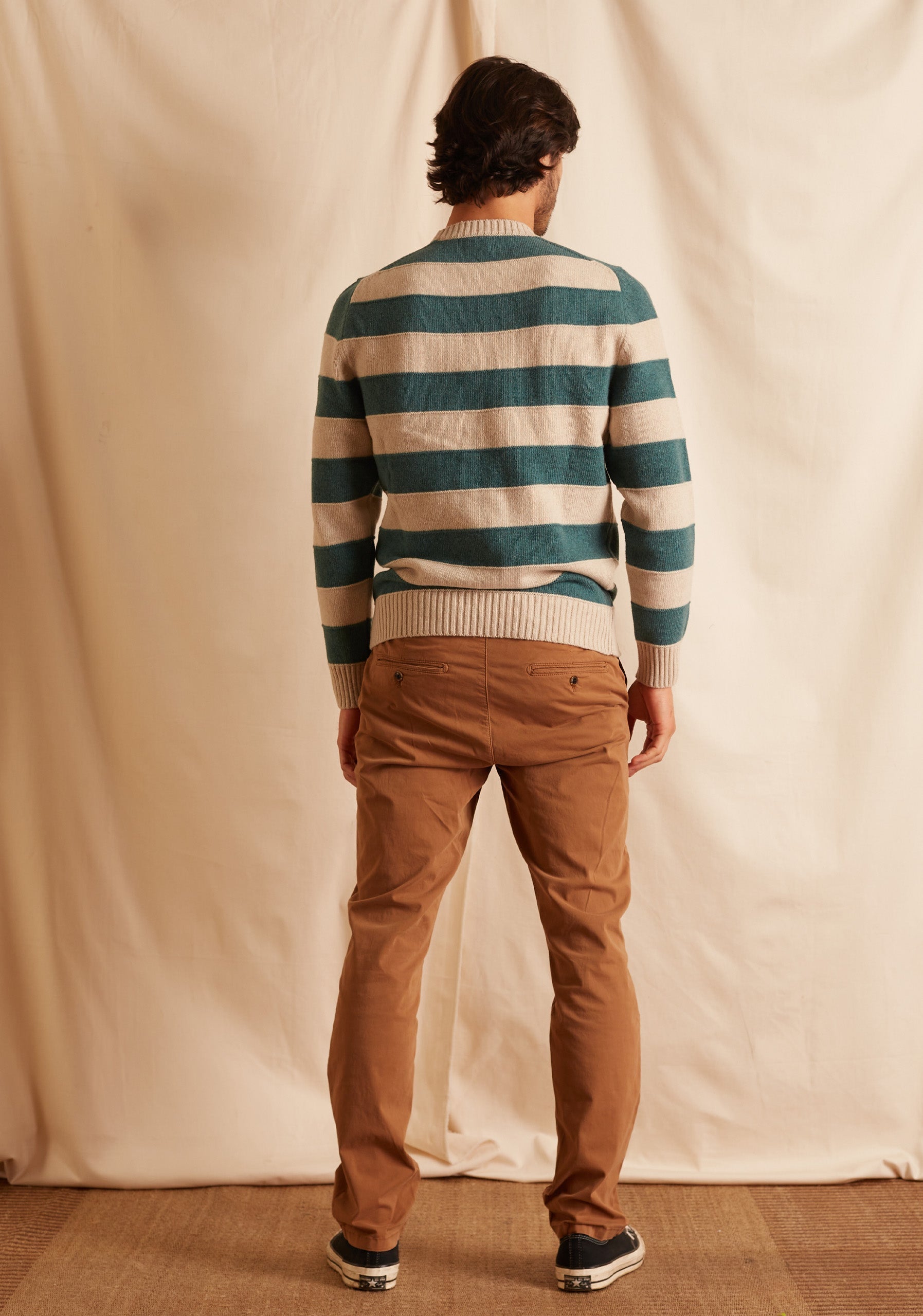 Vancouver Lines Sweater Green/Bone