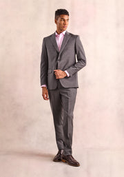Whitman Dress Italian Merino Wool Medium Gray