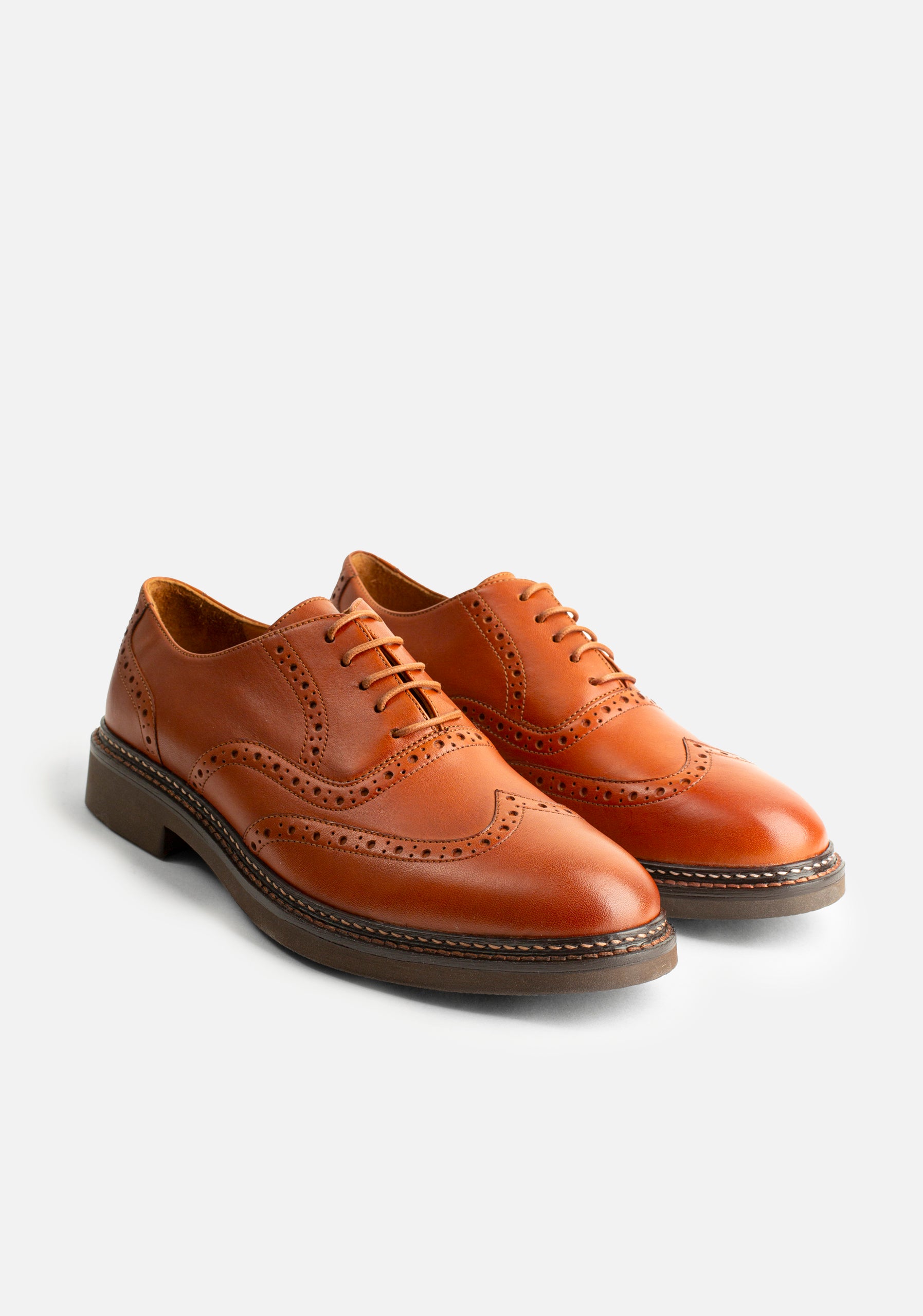 Camel Oxford Shoe