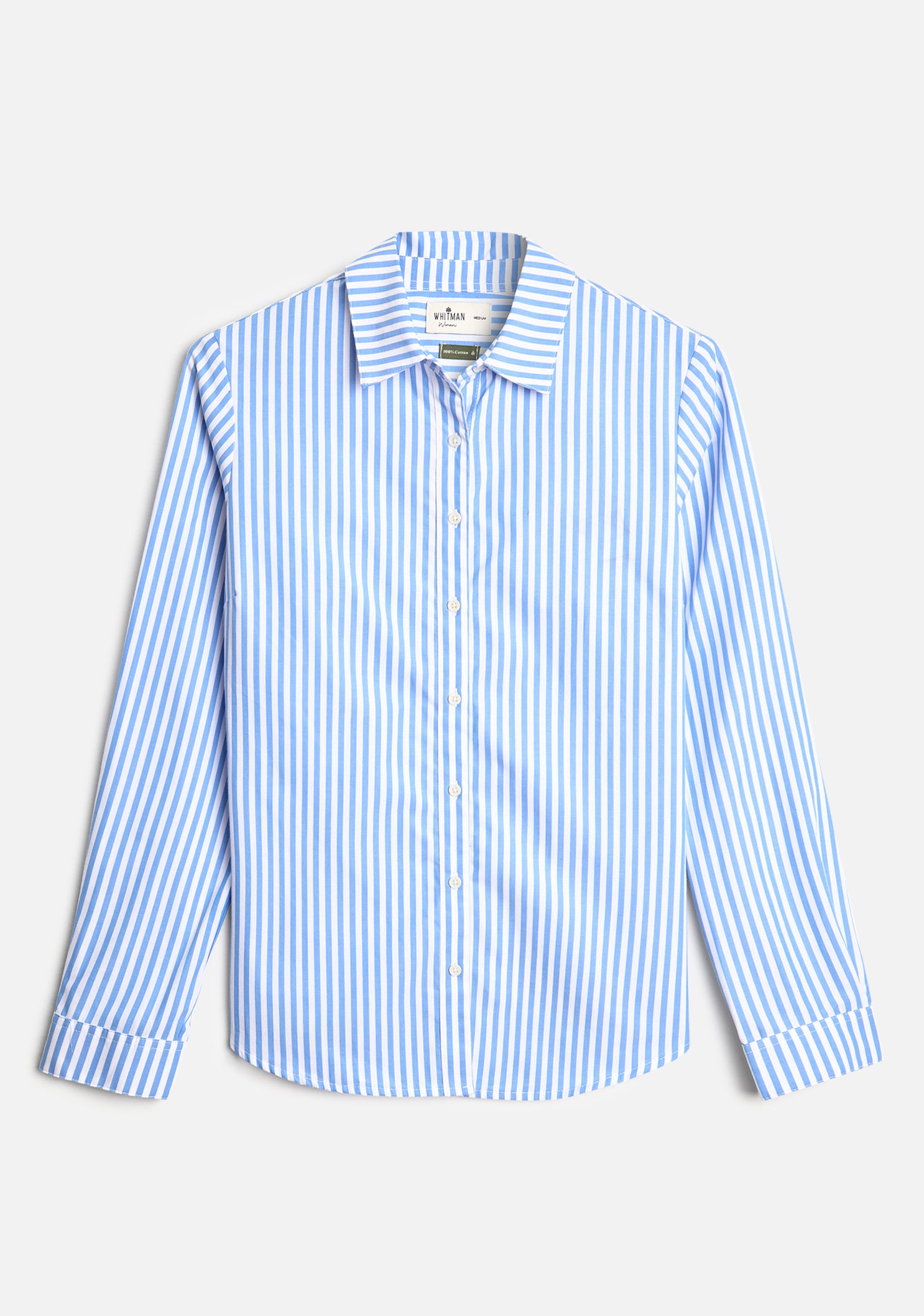 Ciara Blue - White Striped Shirt