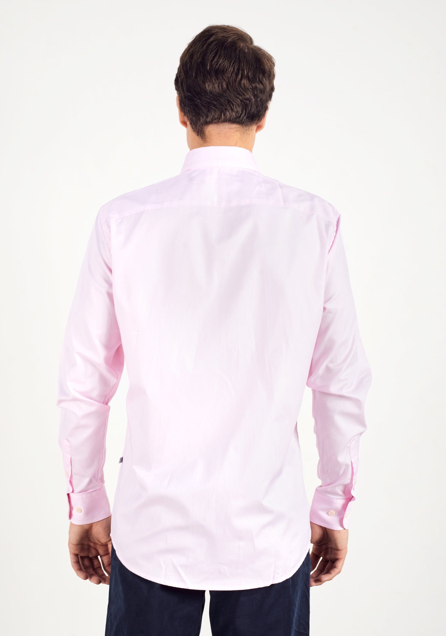 Pink French Collar Shirt L-Mar